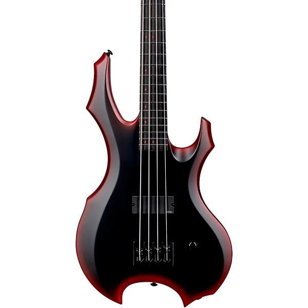 Đàn Guitar Bass ESP LTD FL4, Black Red Burst Satin