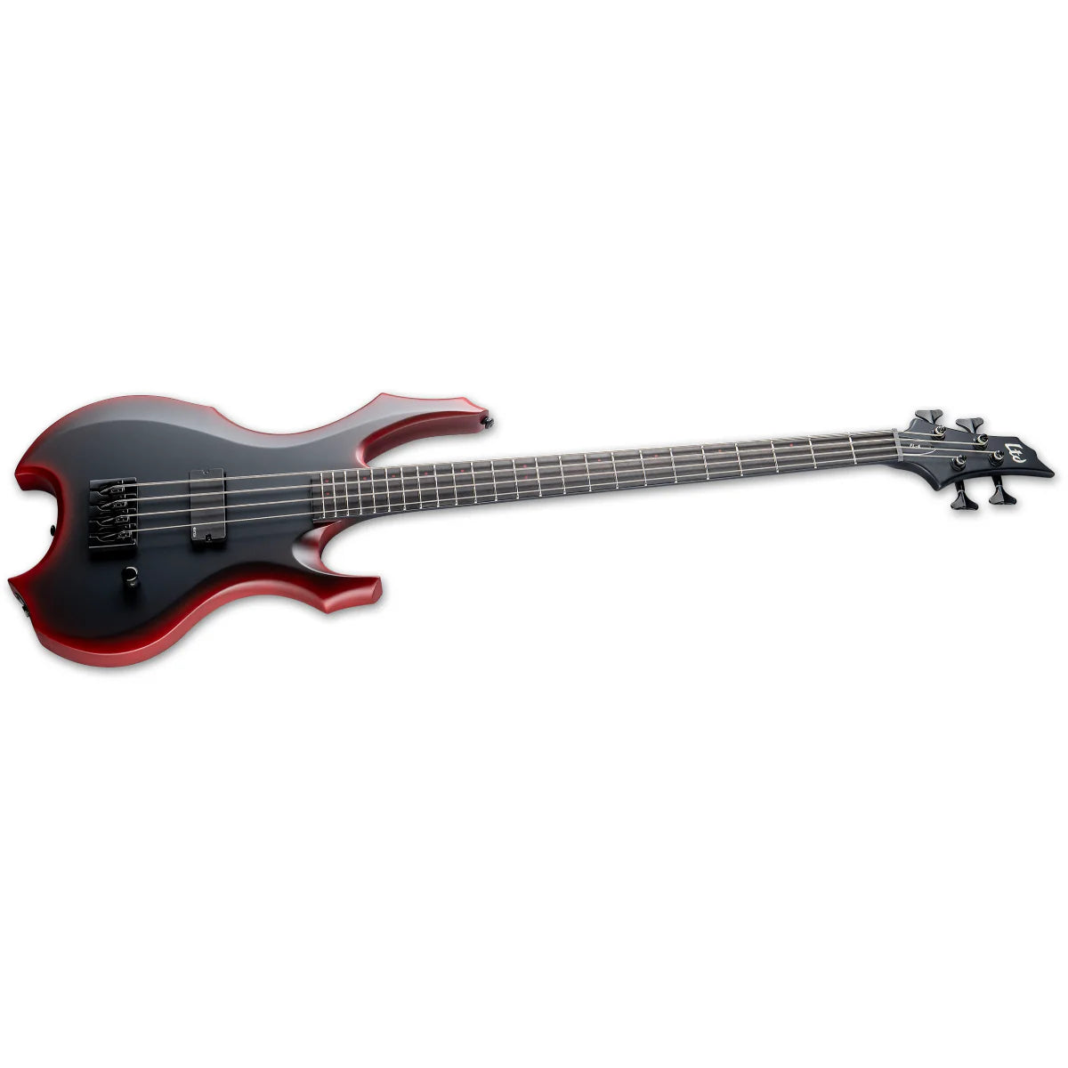 Đàn Guitar Bass ESP LTD FL4, Black Red Burst Satin