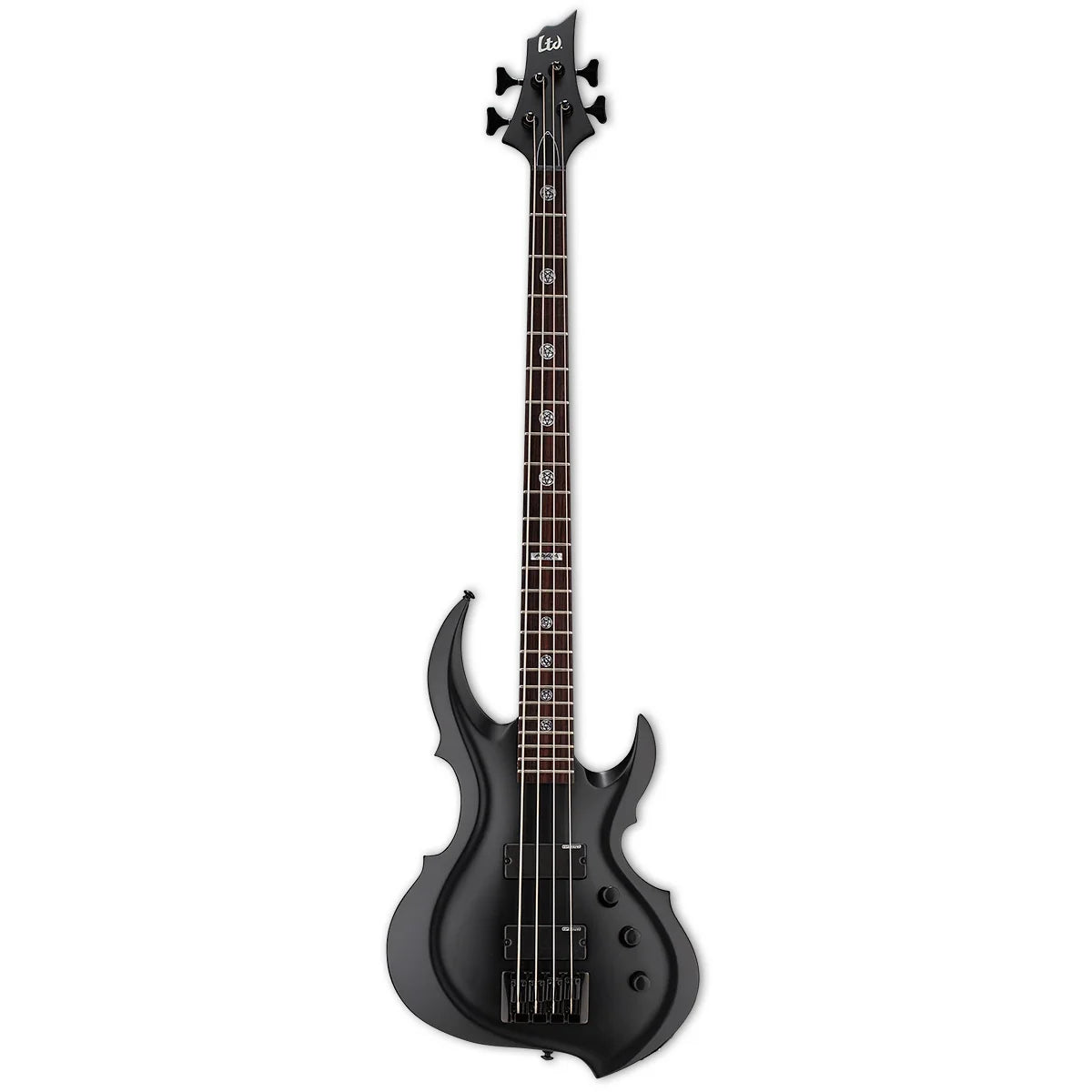 Đàn Guitar Bass ESP LTD TA204 FRX, Black Satin