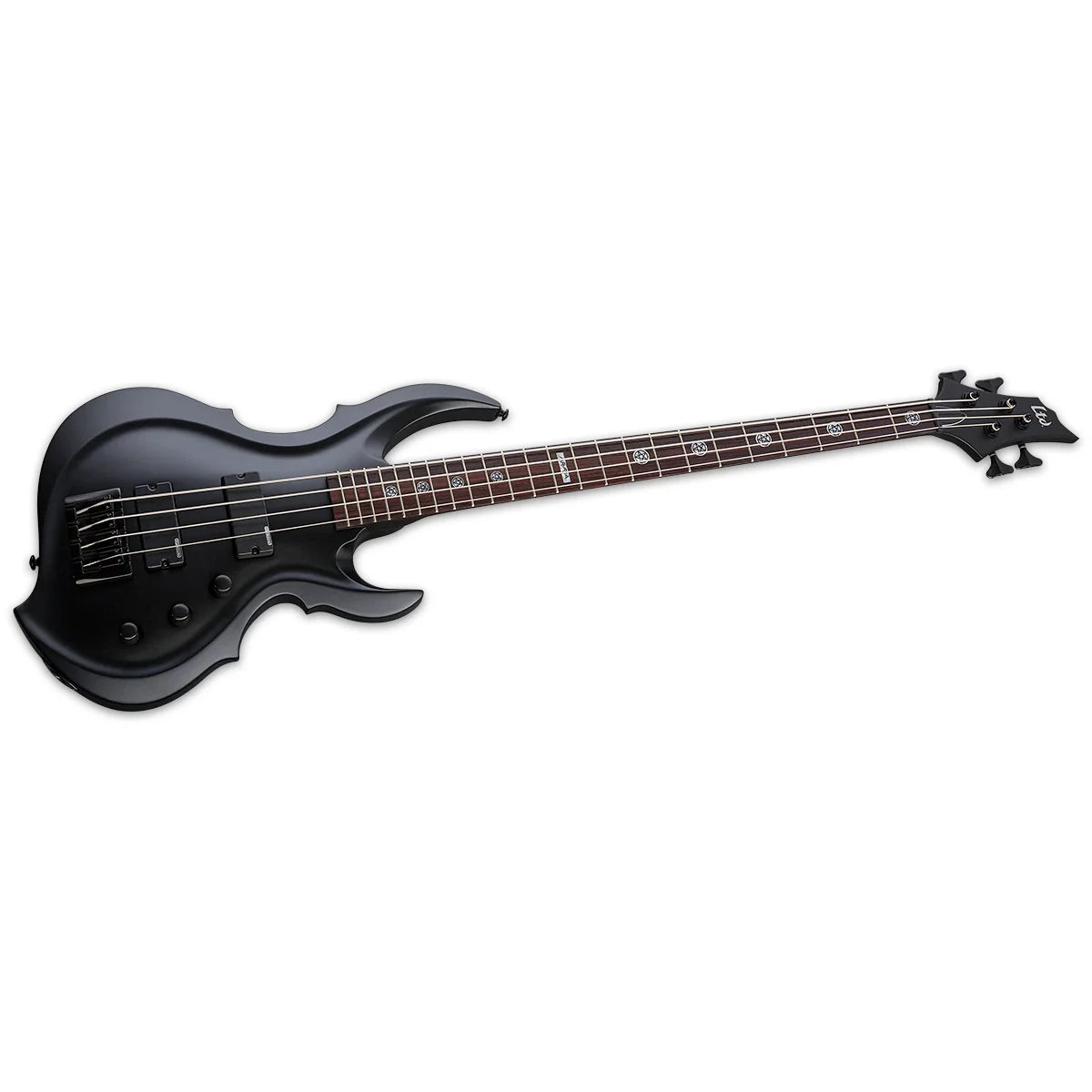 Đàn Guitar Bass ESP LTD TA204 FRX, Black Satin