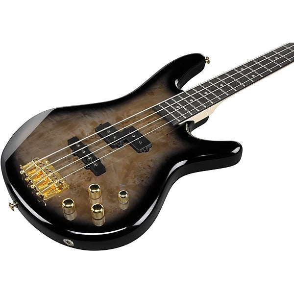 Đàn Guitar Bass Ibanez GSR200PC, Transparent Pale Black Burst