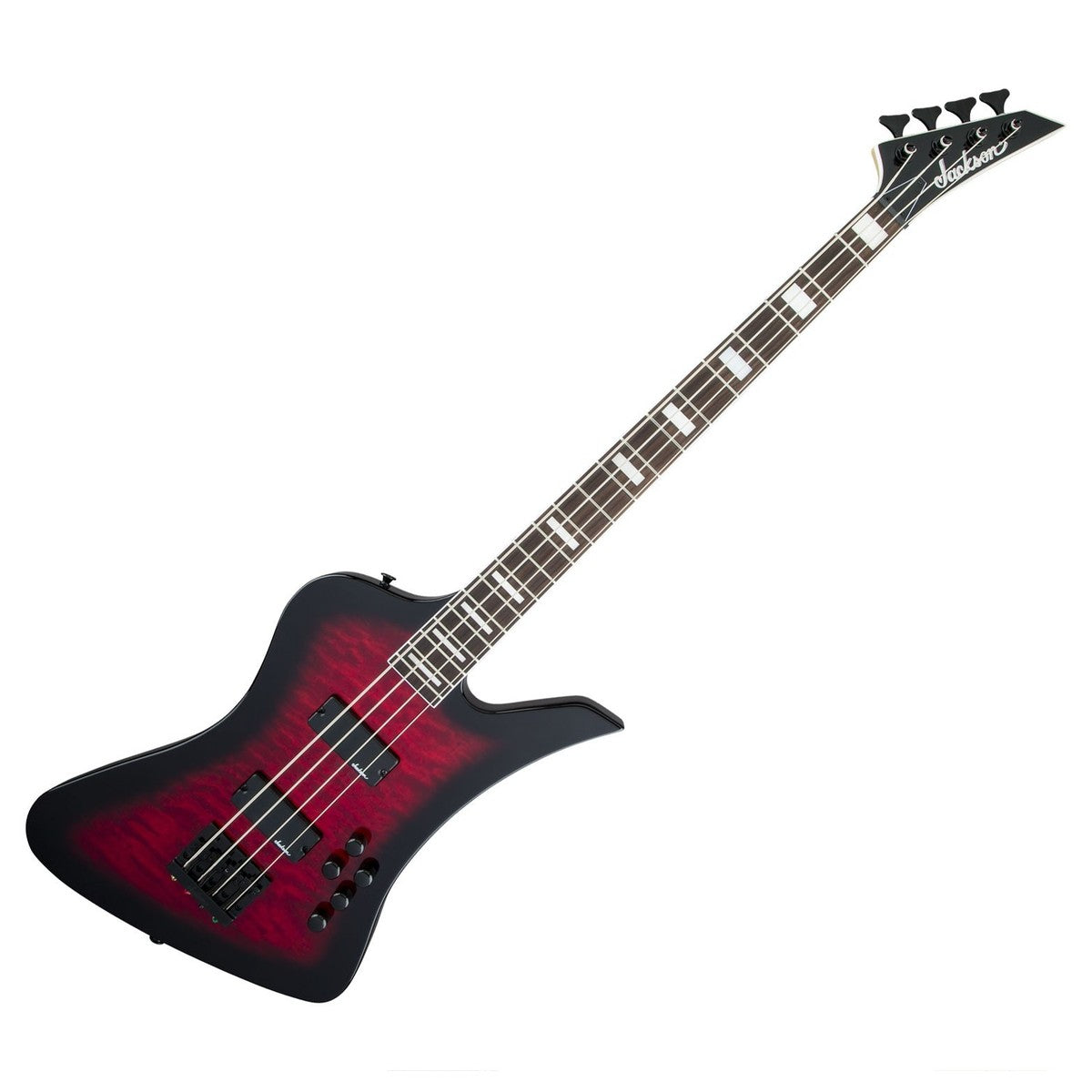 Đàn Guitar Bass Jackson JS Series Kelly Bird JS3Q, Transparent Red Burst