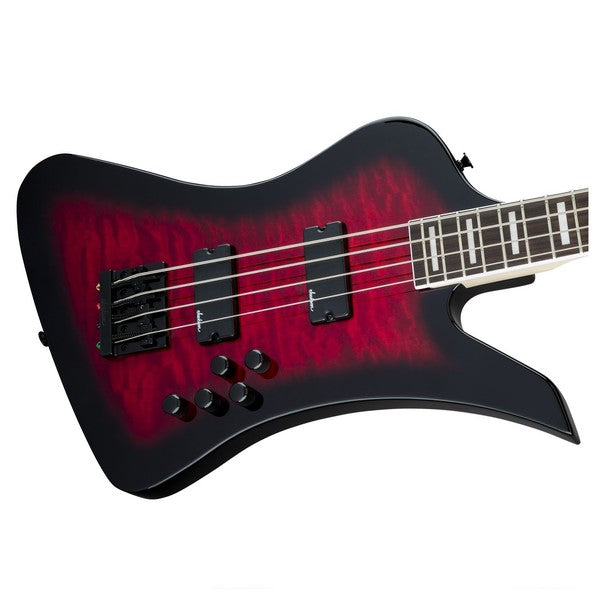 Đàn Guitar Bass Jackson JS Series Kelly Bird JS3Q, Transparent Red Burst