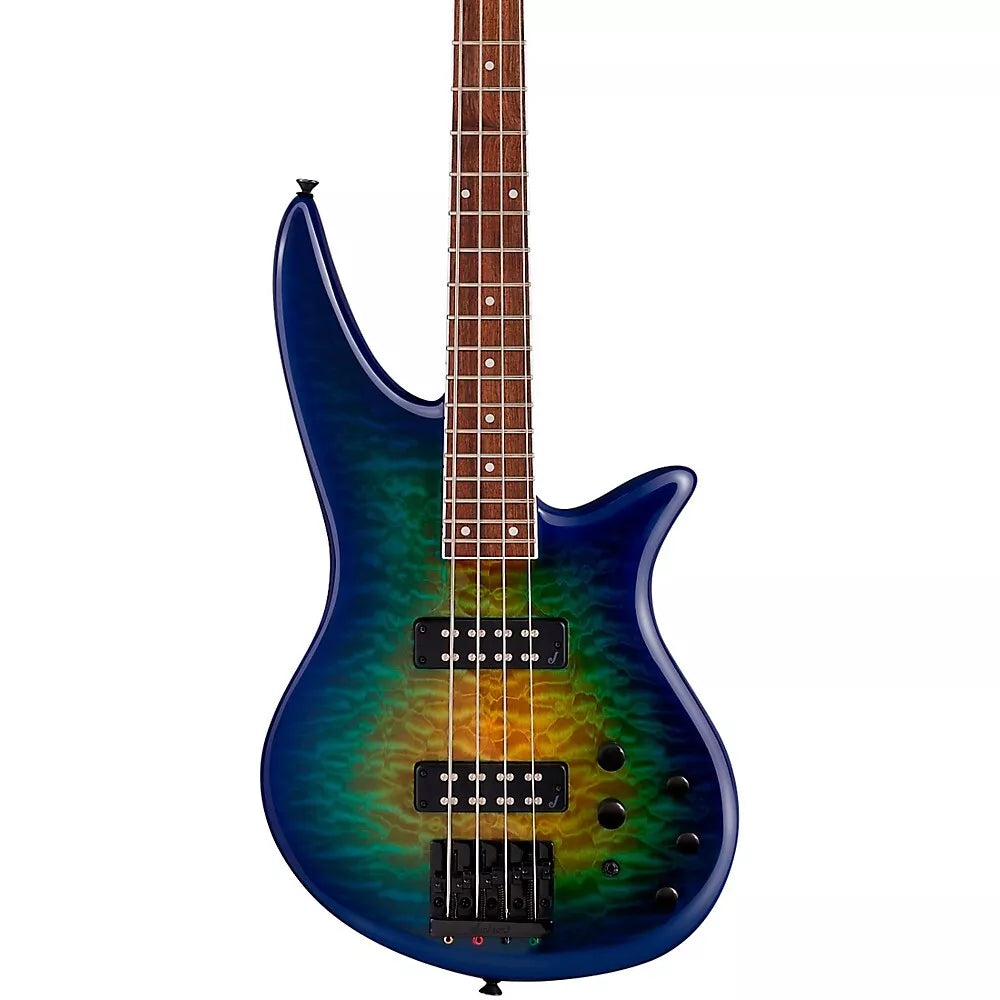 Đàn Guitar Bass Jackson X Series Spectra Bass SBXQ IV, Amber Blue Burst
