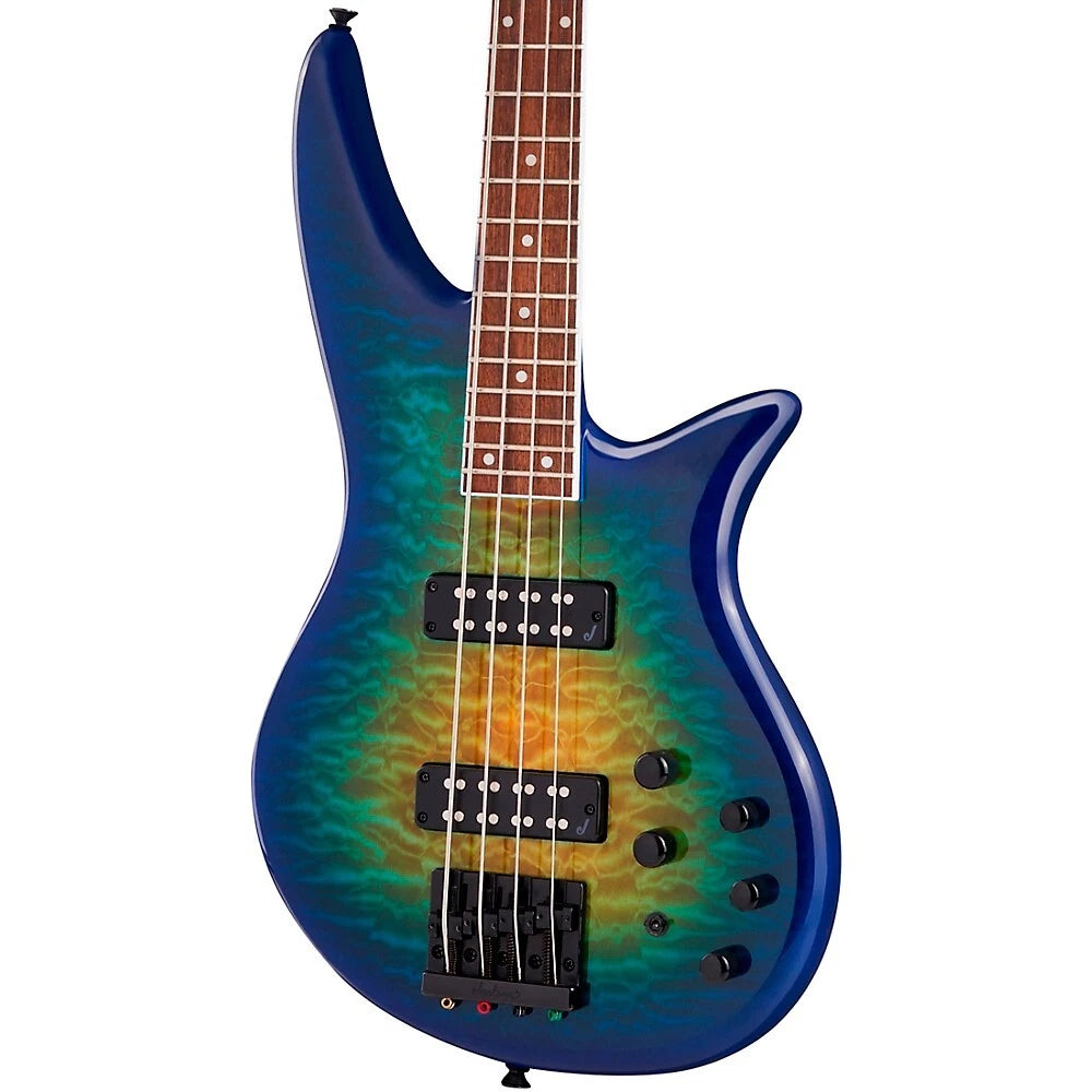 Đàn Guitar Bass Jackson X Series Spectra Bass SBXQ IV, Amber Blue Burst