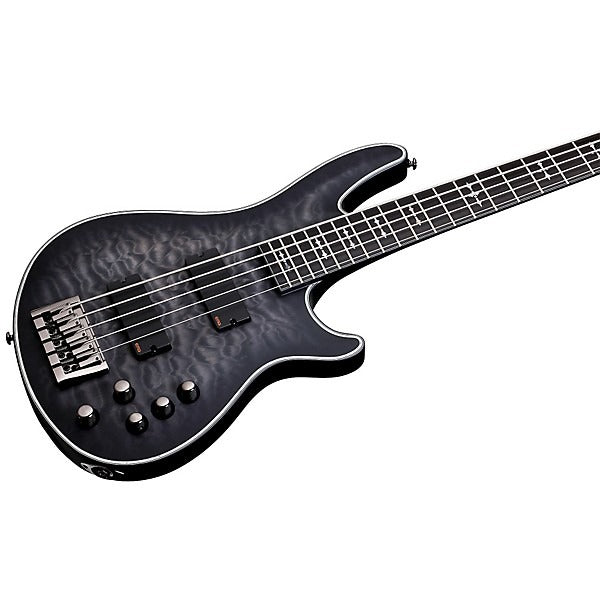Đàn Guitar Bass Schecter Hellraiser Extreme 5, Satin See Thru Black