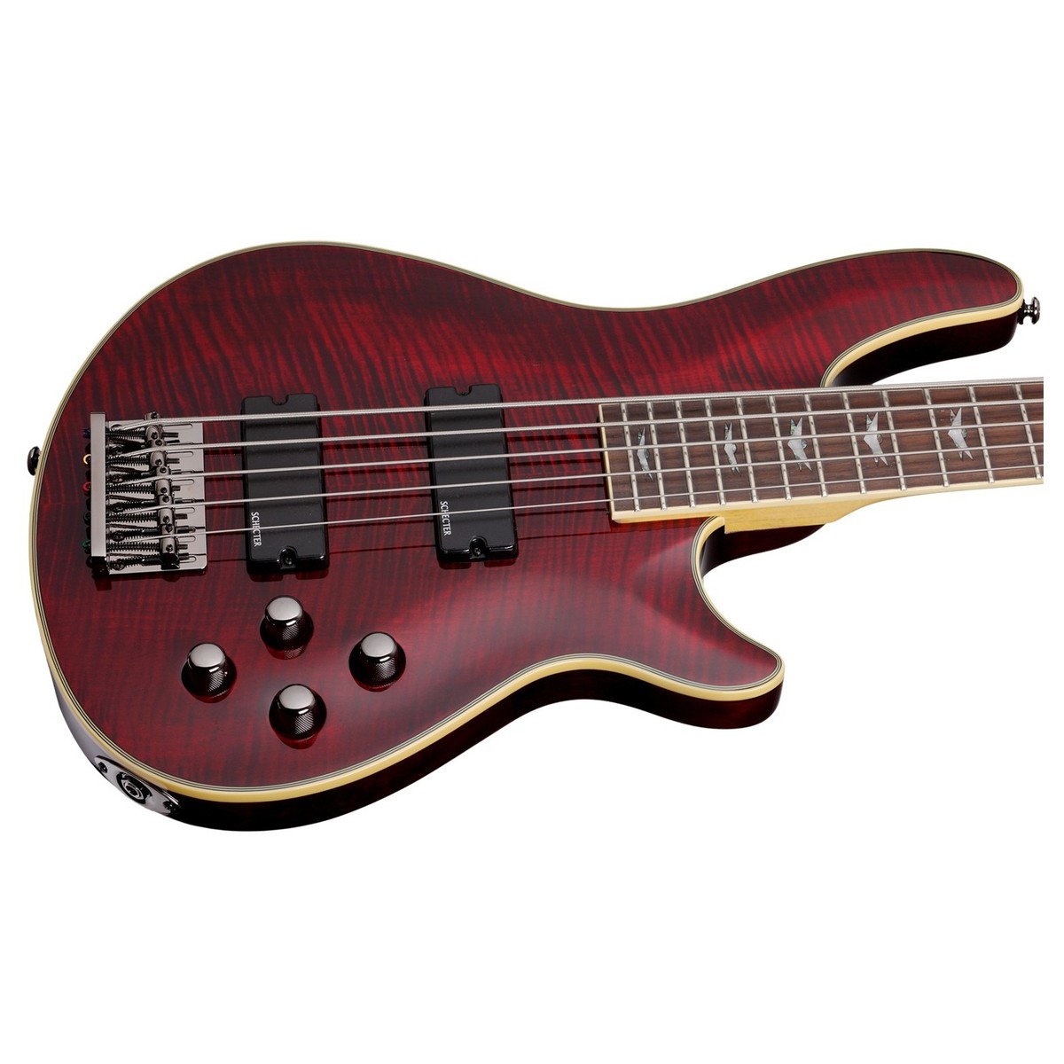 Đàn Guitar Bass Schecter Omen Extreme 5, Black Cherry