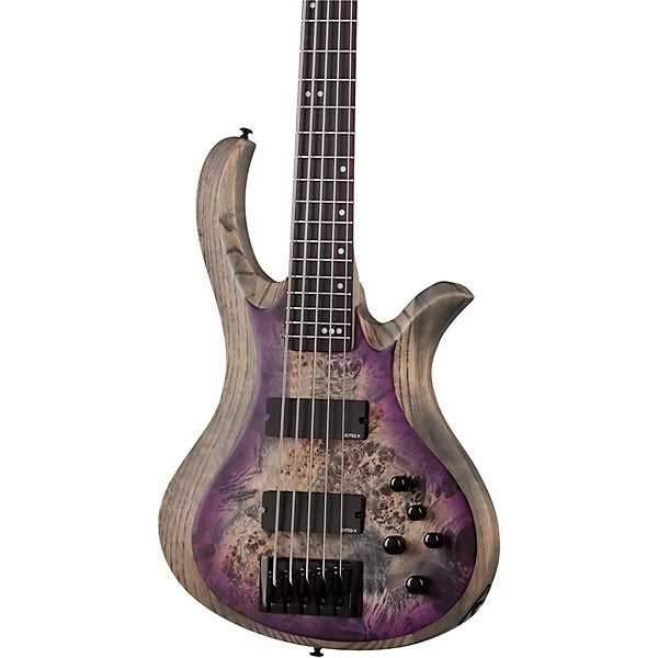 Đàn Guitar Bass Schecter Riot 5, Aurora Burst