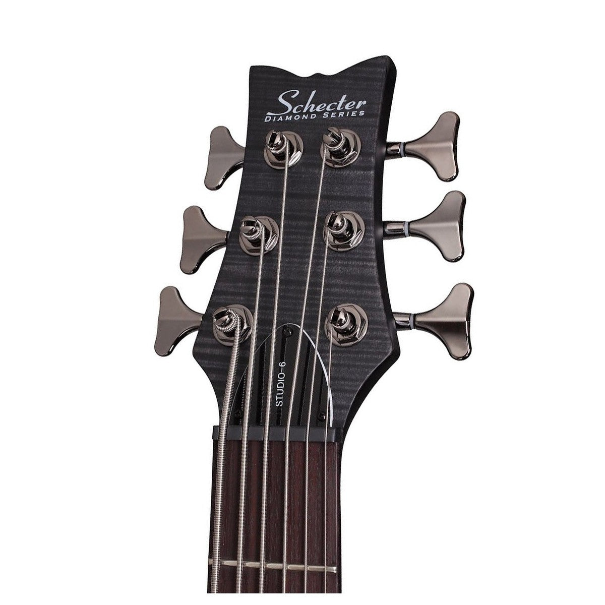 Đàn Guitar Bass Schecter Stiletto Studio 6, See Thru Black