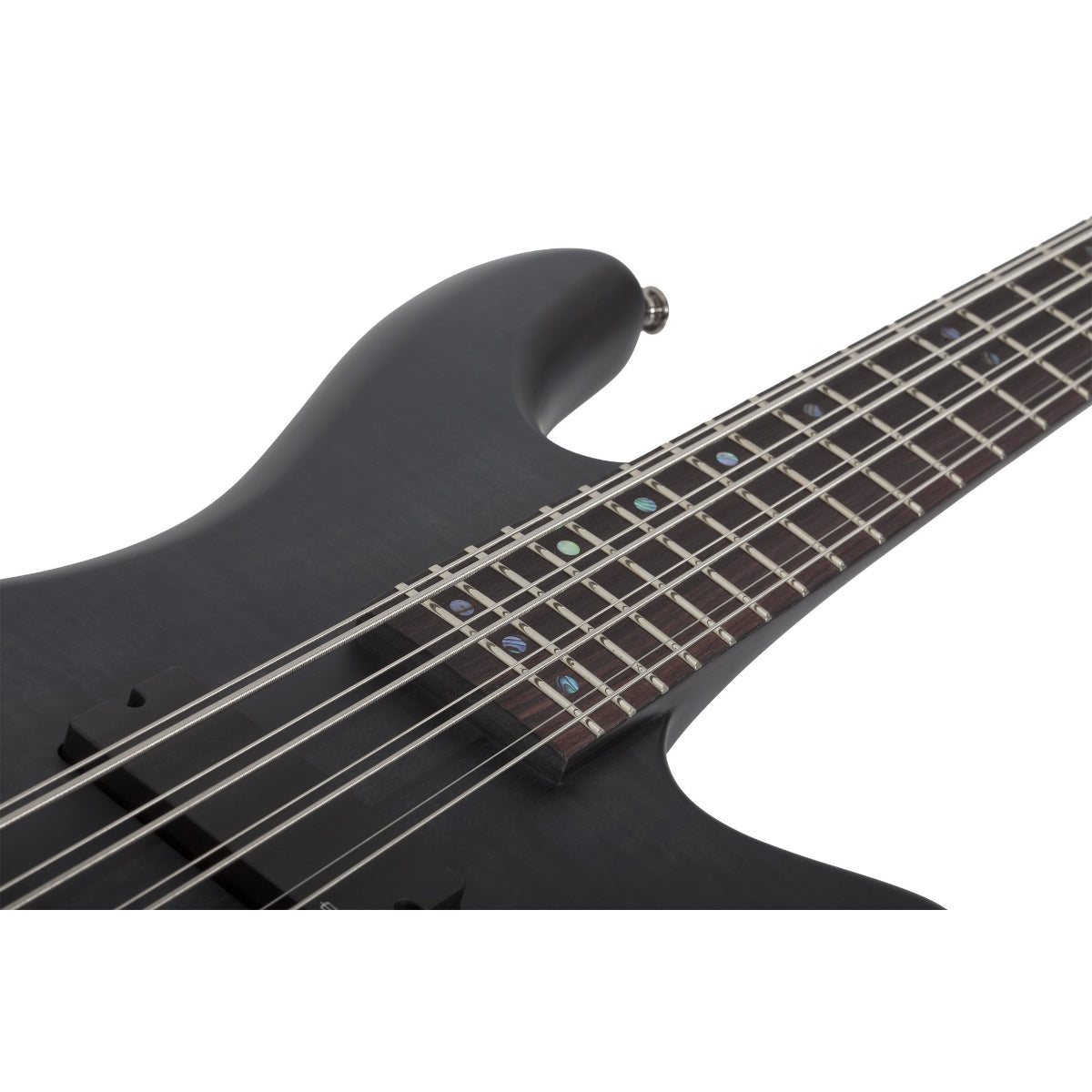Đàn Guitar Bass Schecter Stiletto Studio 8, See Thru Black