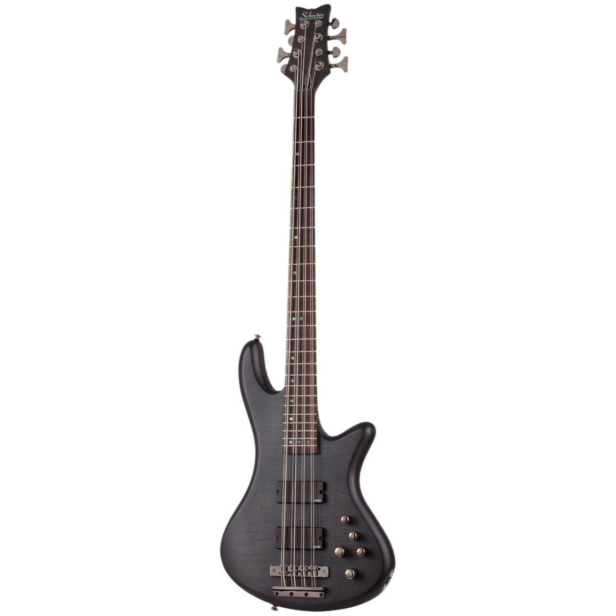Đàn Guitar Bass Schecter Stiletto Studio 8, See Thru Black