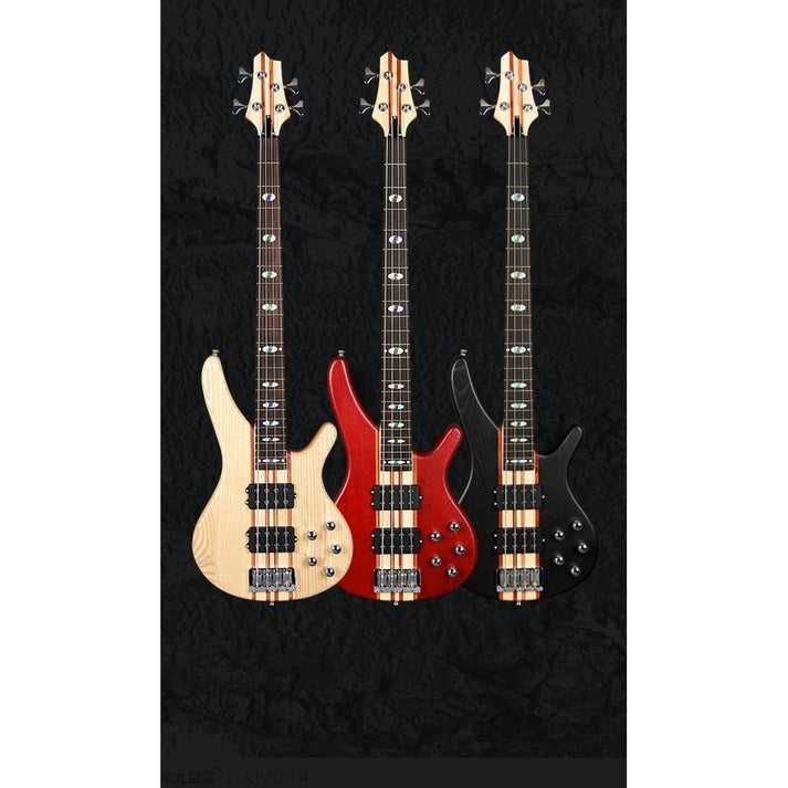 Đàn Guitar Bass Sqoe LT4BS HH, Red