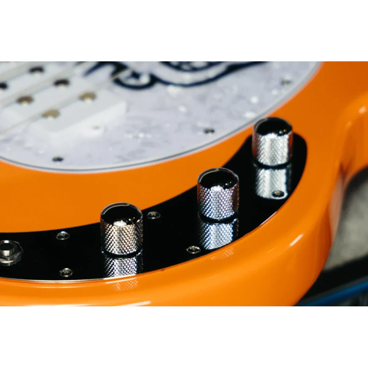 Đàn Guitar Bass Sterling by Music Man Mike Herrera Artist Series StingRay Bass, Orange Creamsicle