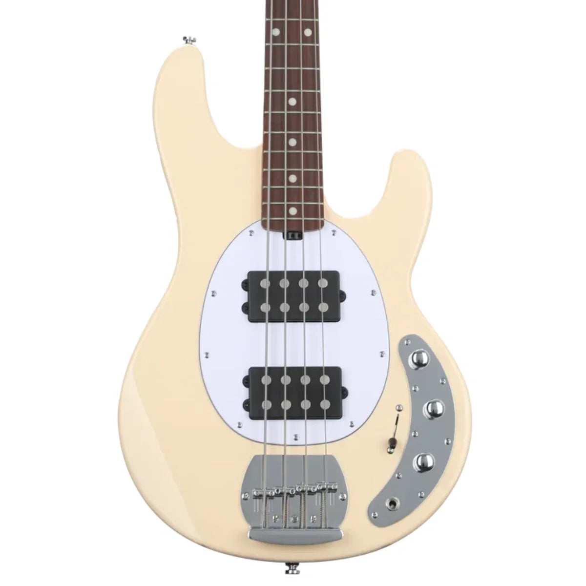 Đàn Guitar Bass Sterling by Music Man SUB Series StingRay HH, Vintage Cream