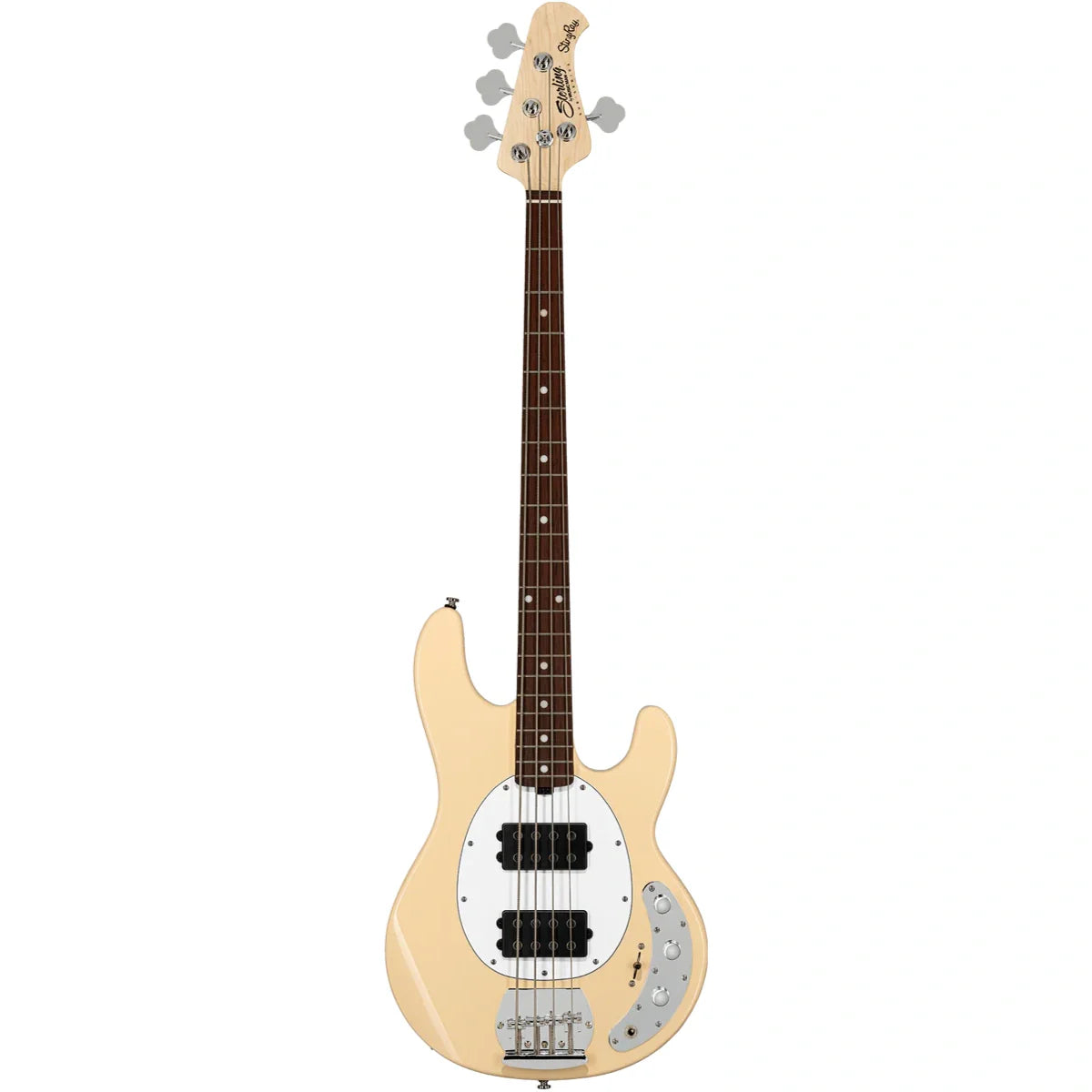 Đàn Guitar Bass Sterling by Music Man SUB Series StingRay HH, Vintage Cream