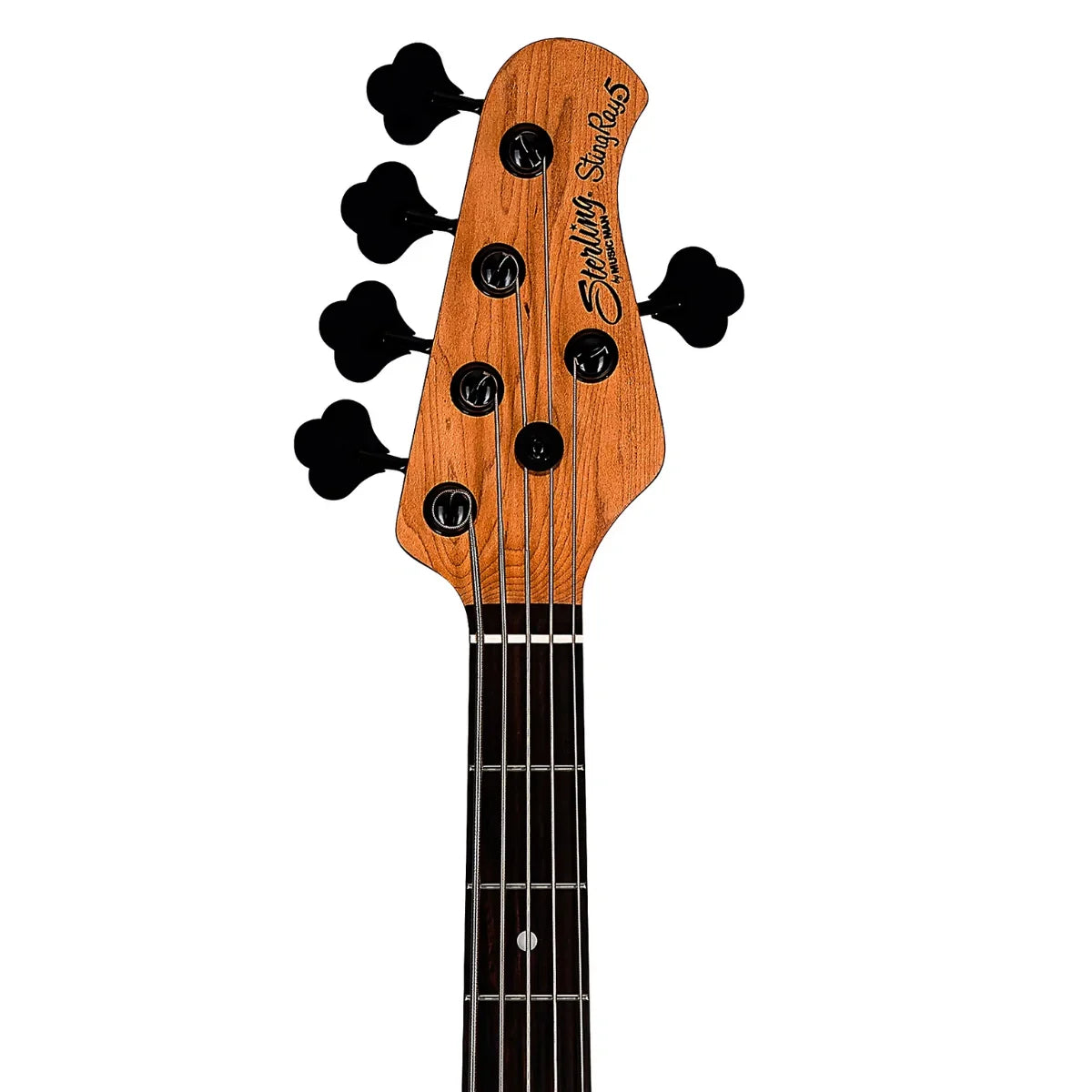 Đàn Guitar Bass Sterling by Music Man StingRay 5 HH Maple Top, Blood Orange Burst