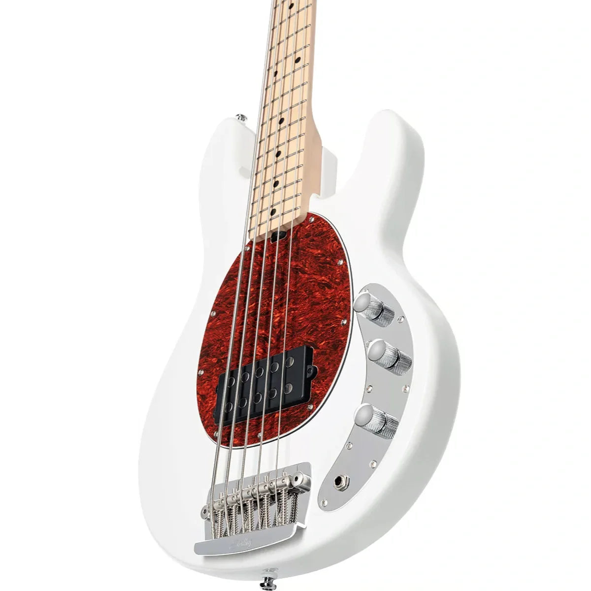 Đàn Guitar Bass Sterling by Music Man StingRay Classic 5, Olympic White