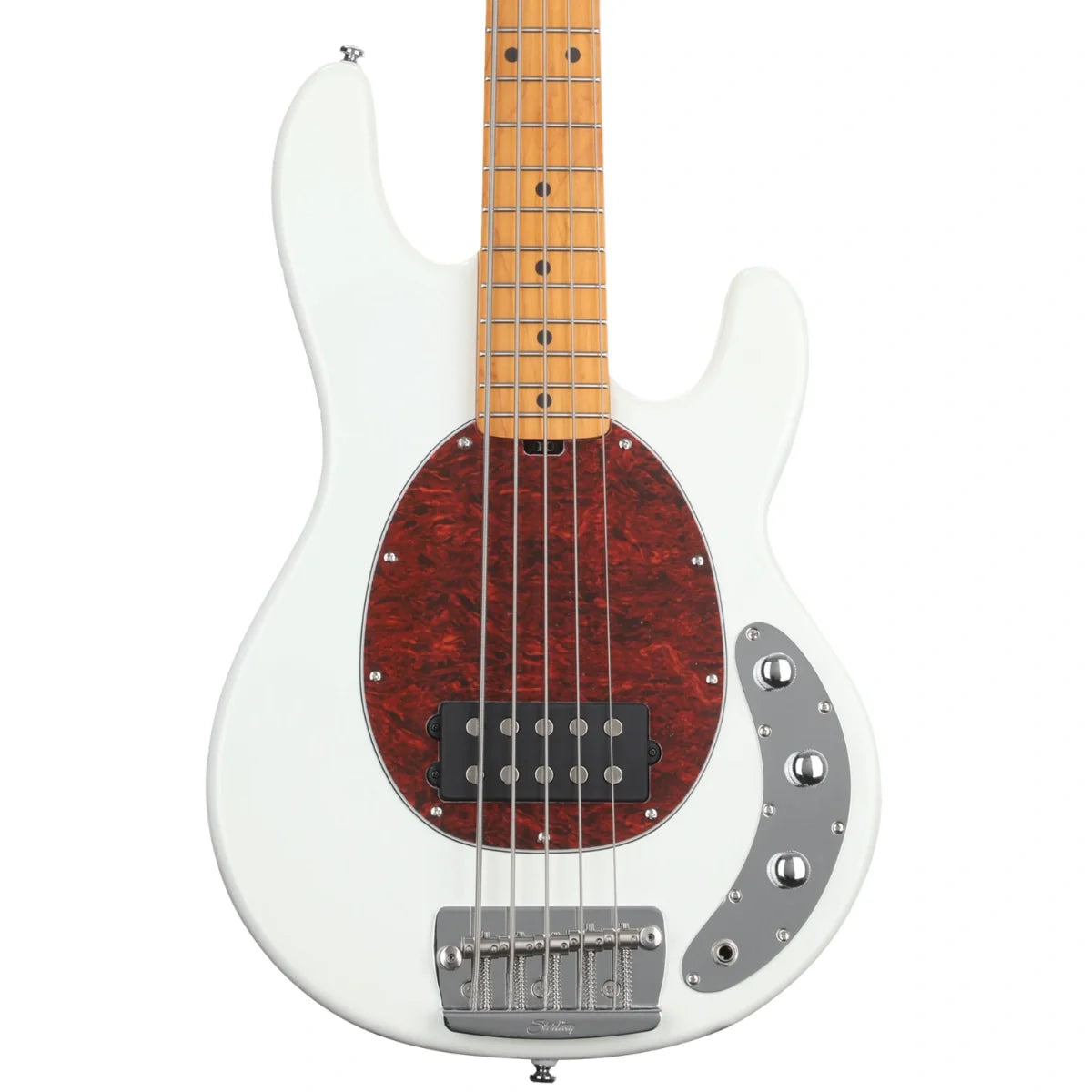 Đàn Guitar Bass Sterling by Music Man StingRay Classic 5, Olympic White