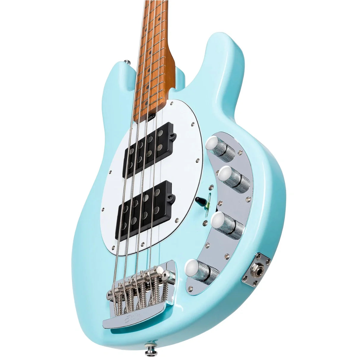Đàn Guitar Bass Sterling by Music Man StingRay HH, Daphne Blue