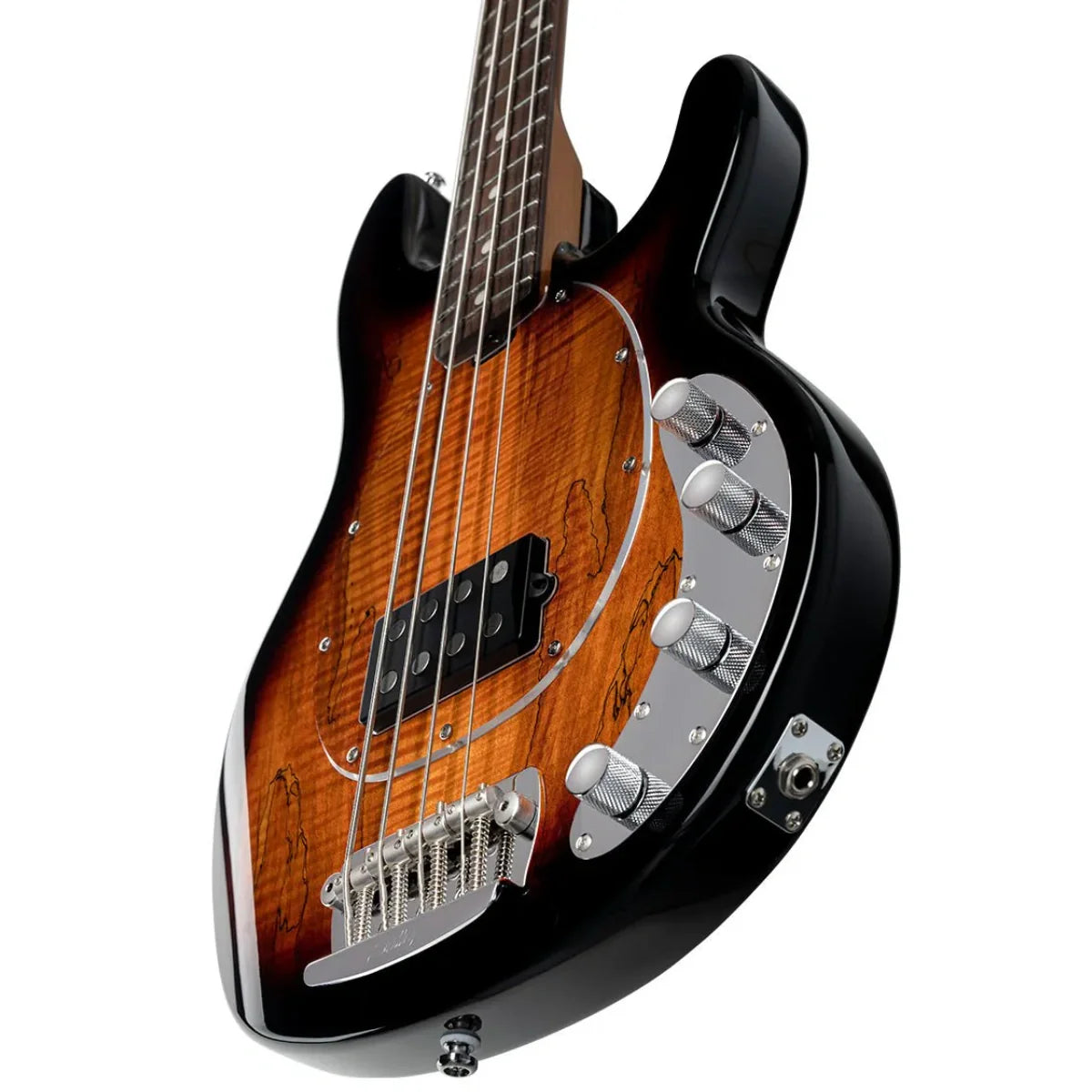 Đàn Guitar Bass Sterling by Music Man StingRay Maple Top, 3 Tone Sunburst