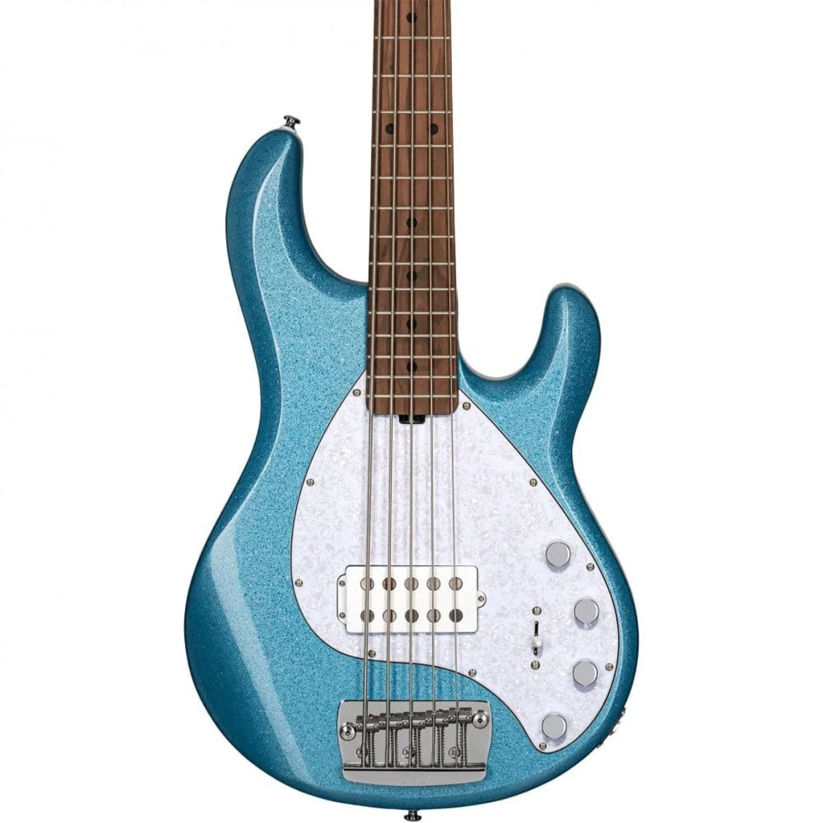 Đàn Guitar Bass Sterling by Music Man StingRay RAY34, Blue Sparkle
