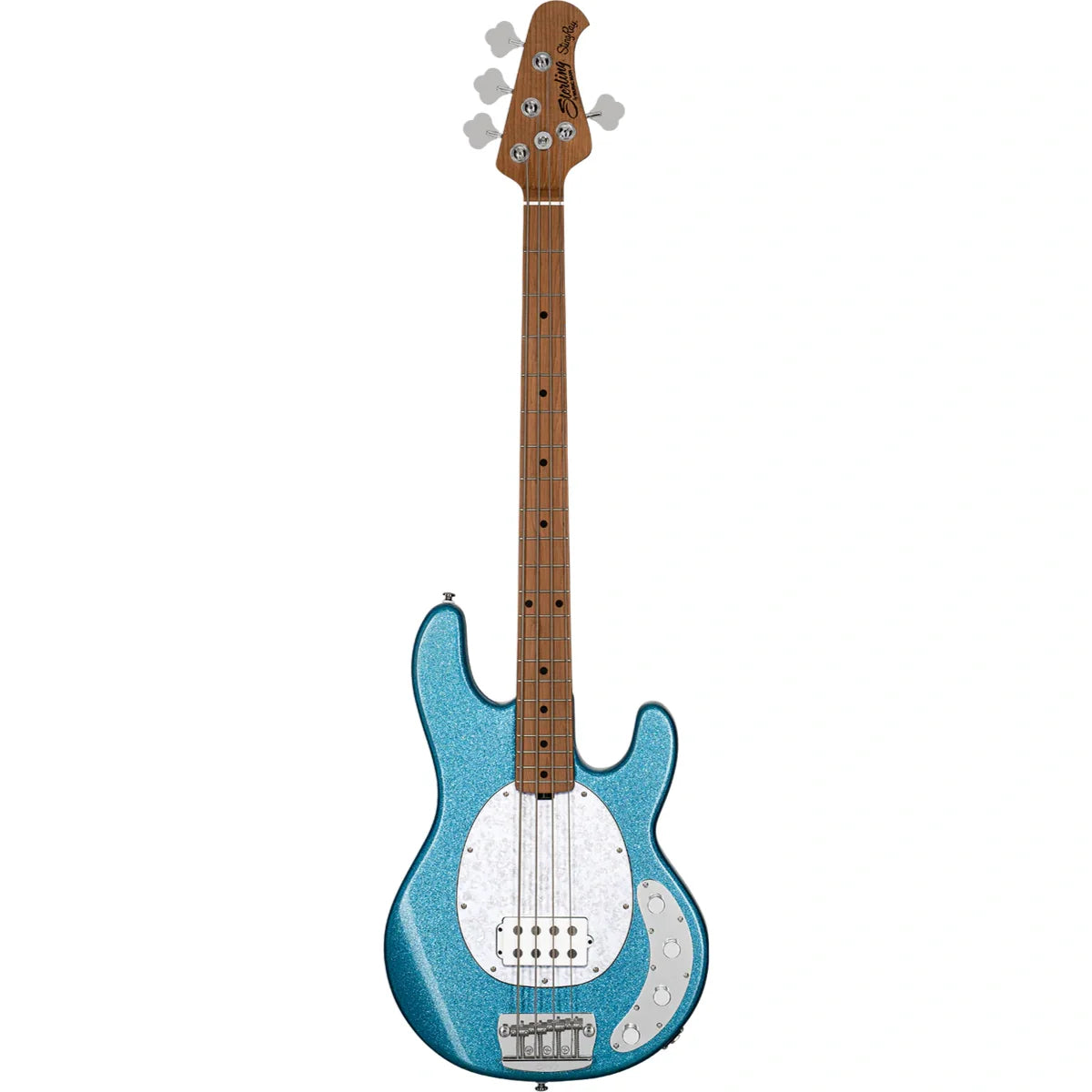 Đàn Guitar Bass Sterling by Music Man StingRay RAY34, Blue Sparkle