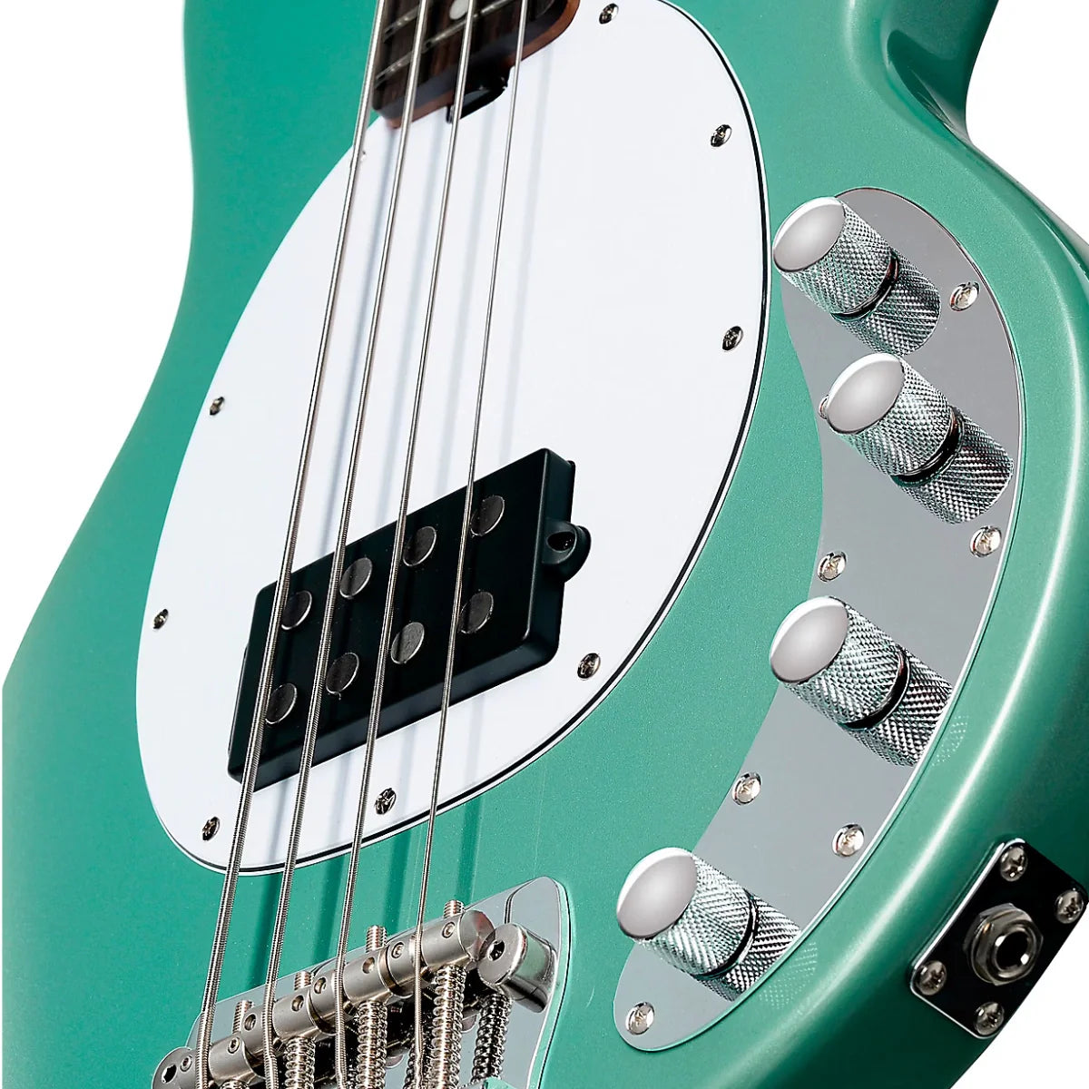 Đàn Guitar Bass Sterling by Music Man StingRay RAY34, Dorado Green