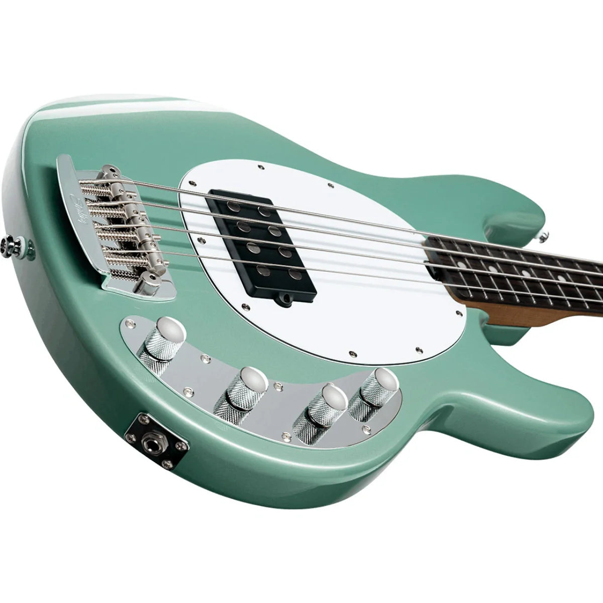 Đàn Guitar Bass Sterling by Music Man StingRay RAY34, Dorado Green