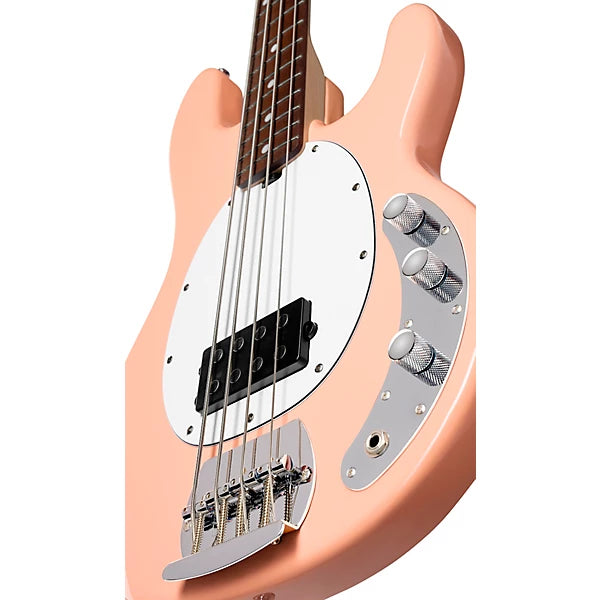 Đàn Guitar Bass Sterling by Music Man StingRay Ray4 Bass, Pueblo Pink