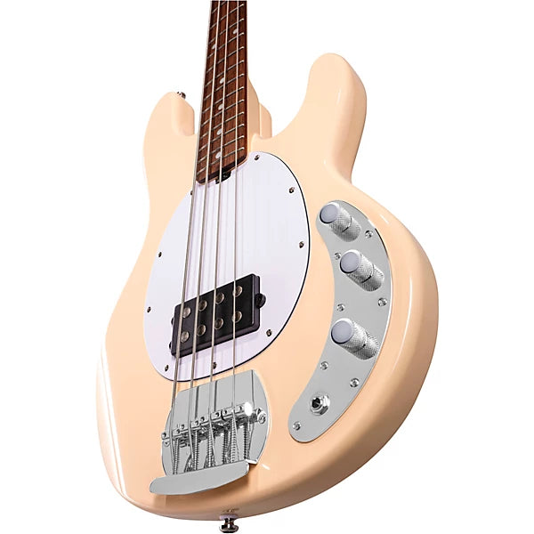 Đàn Guitar Bass Sterling by Music Man StingRay Ray4 Bass, Vintage Cream