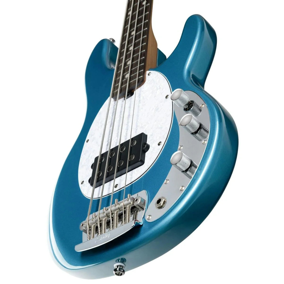 Đàn Guitar Bass Sterling by Music Man StingRay Short Scale, Toluca Lake Blue