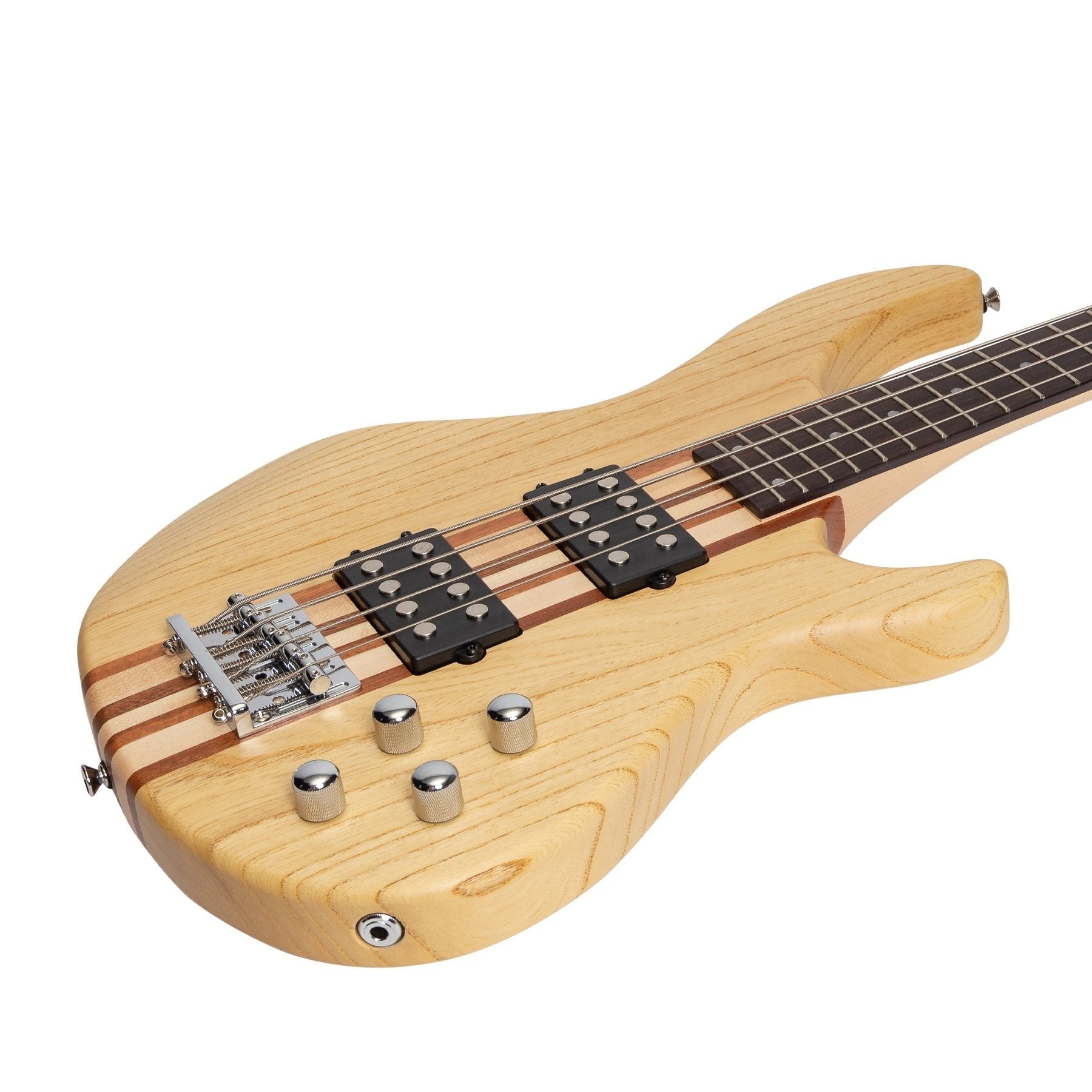 Đàn Guitar Bass Tokai Legacy Series Ash Neck Through Contemporary, Natural Satin