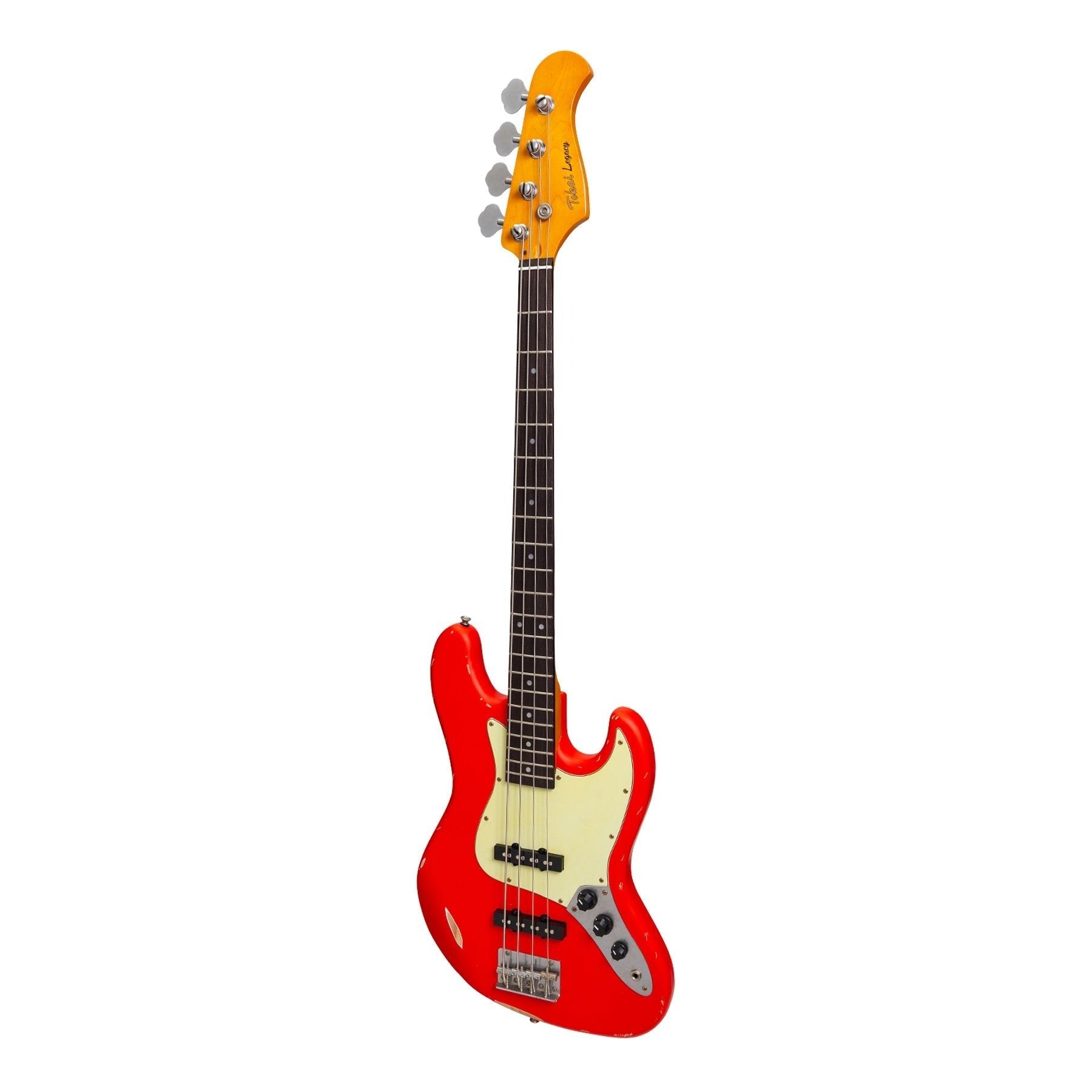 Đàn Guitar Bass Tokai Legacy Series JB Style Relic, Red