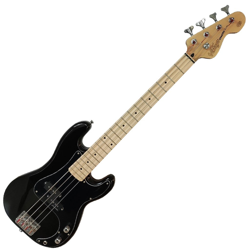 Đàn Guitar Bass Vintage Maple V30 Coaster Series, Gloss Black