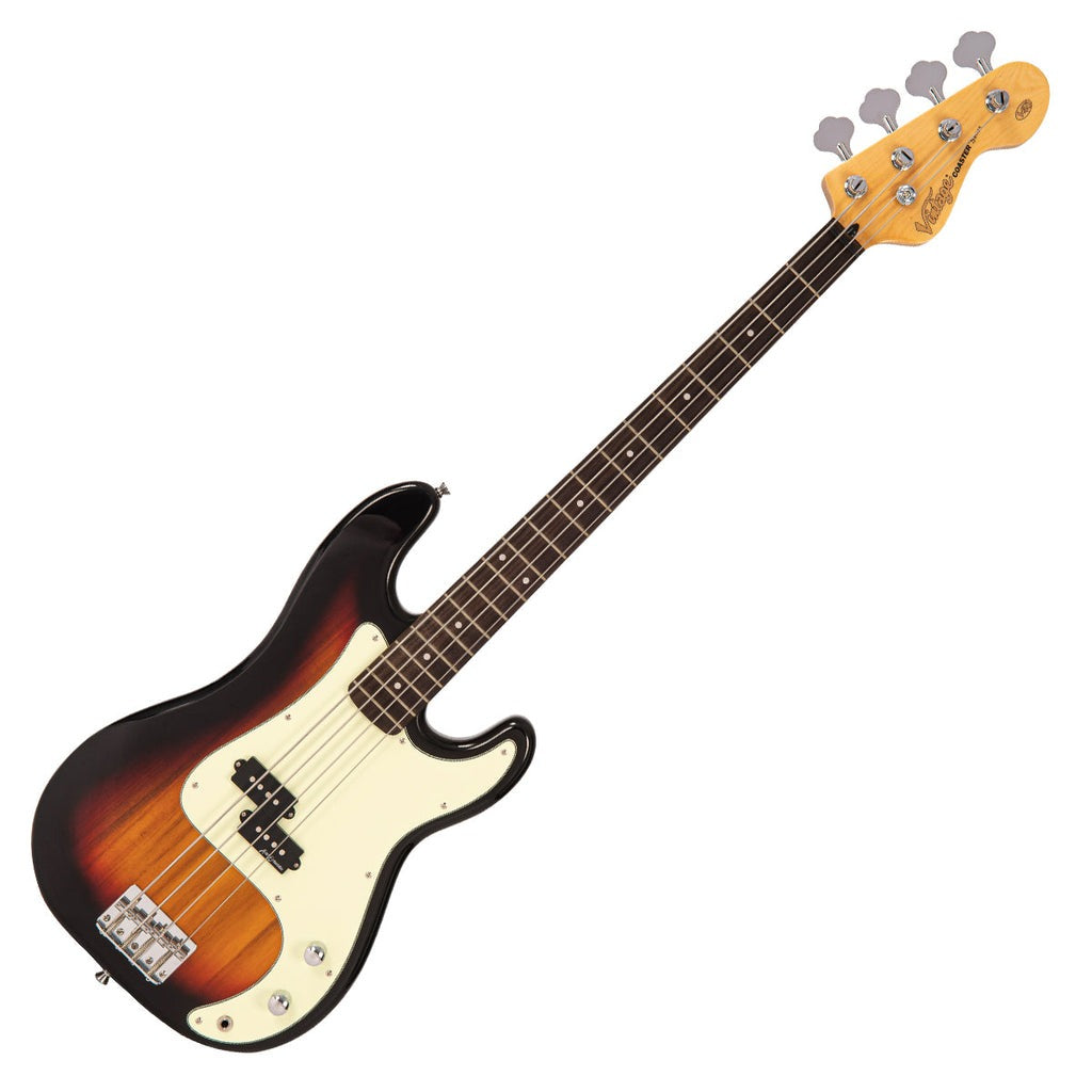 Đàn Guitar Bass Vintage V40 Coaster Series, 3 Tone Sunburst