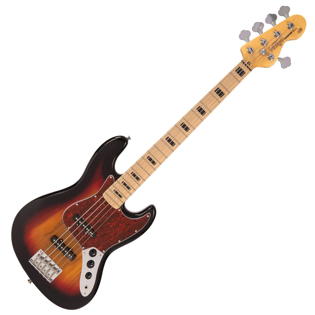 Đàn Guitar Bass Vintage V495 Coaster Series, 3 Tone Sunburst