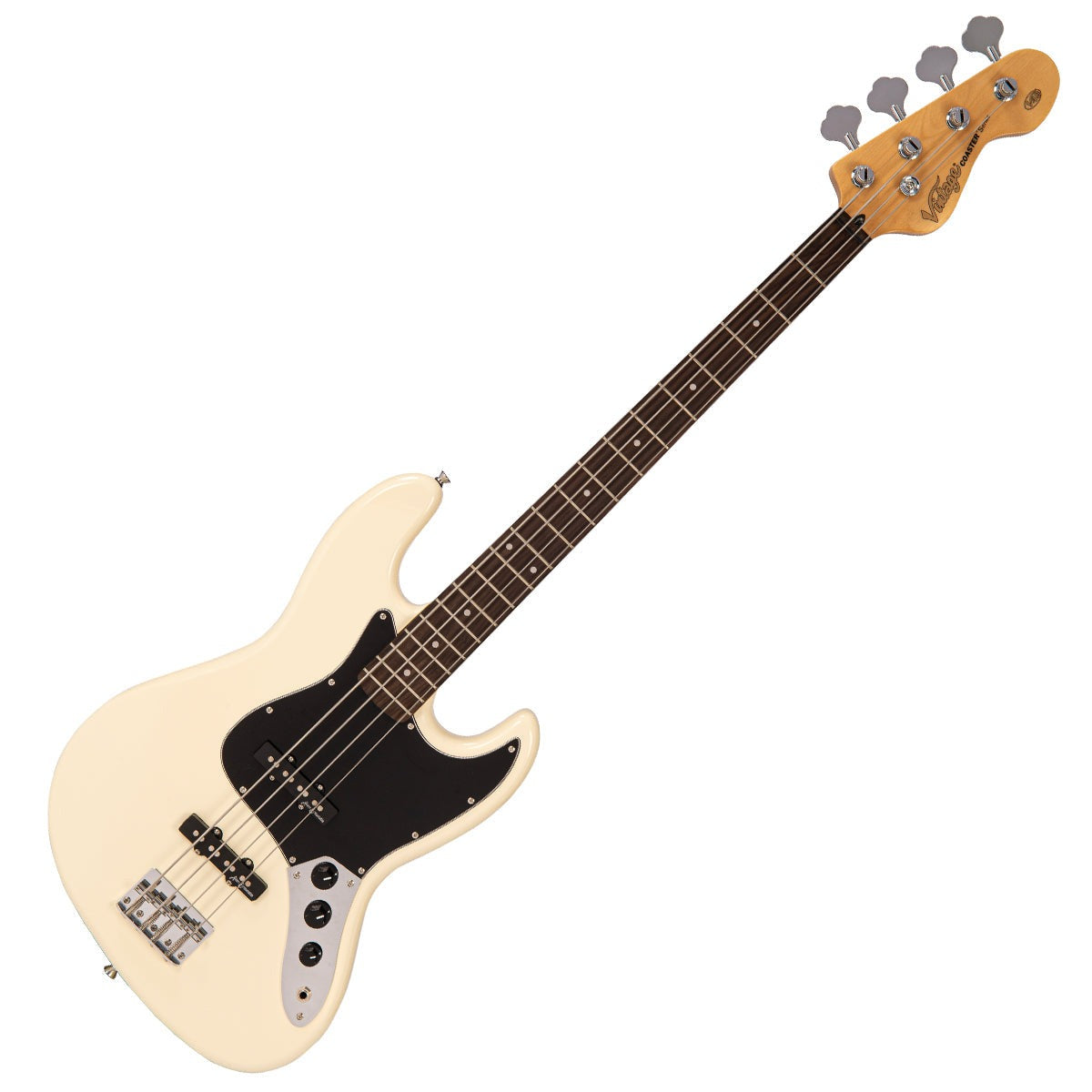 Đàn Guitar Bass Vintage V49 Coaster Series, Vintage White
