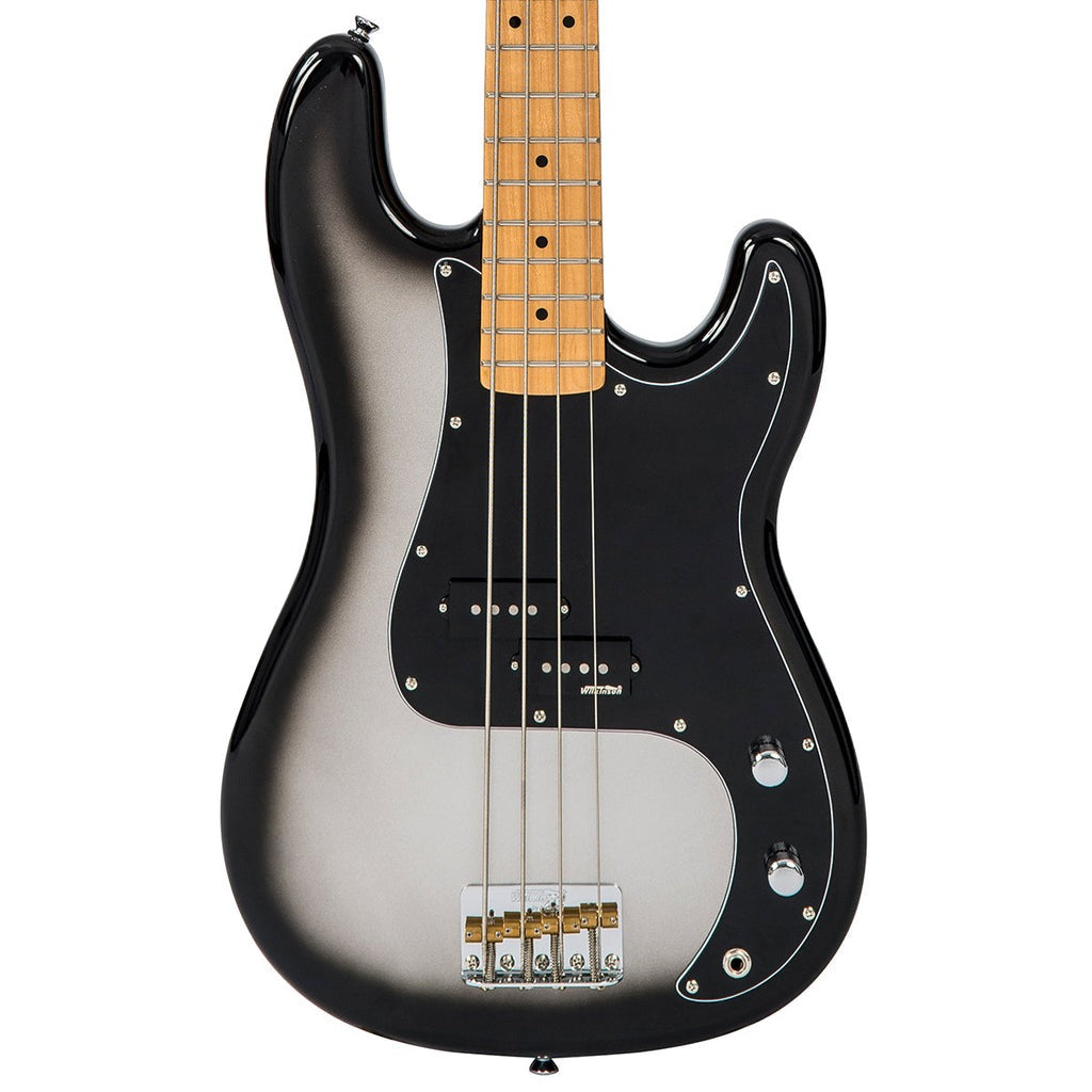 Đàn Guitar Bass Vintage V4 Reissued, Silverburst