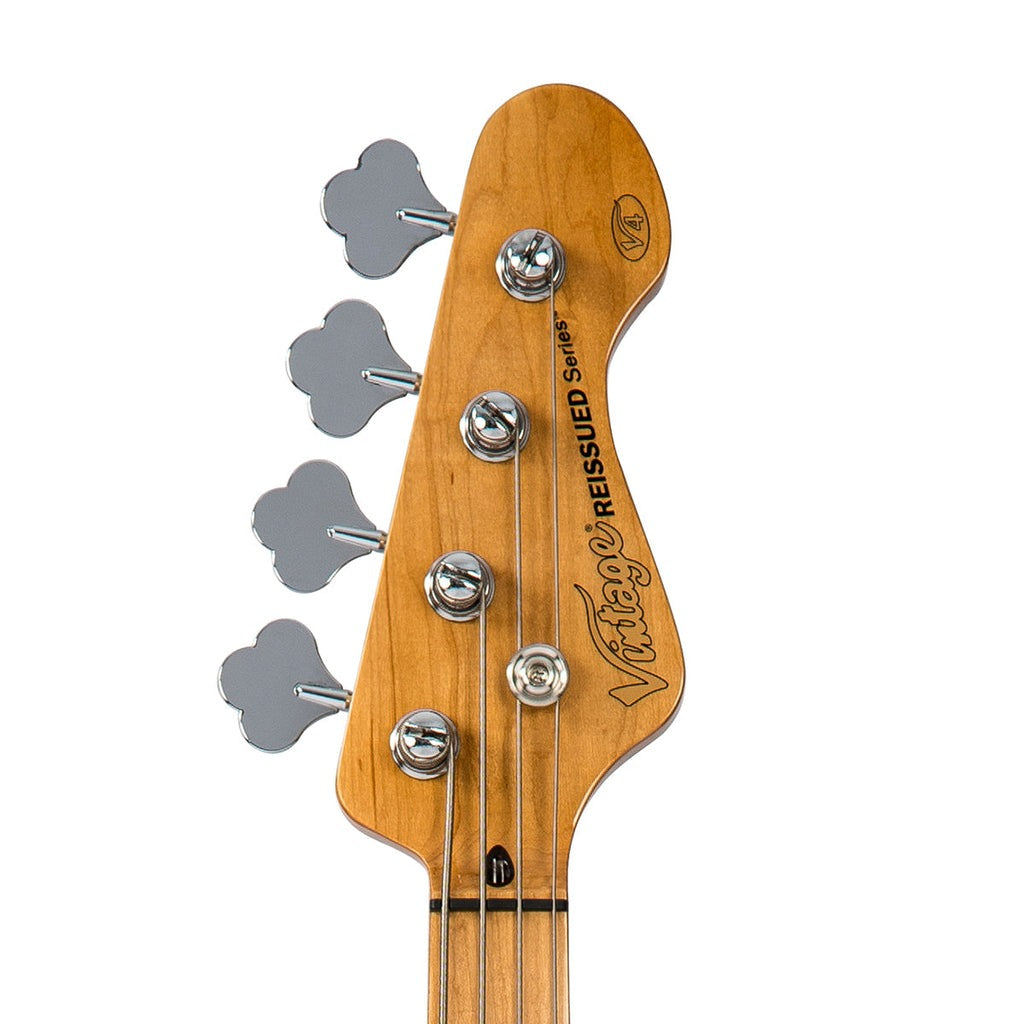 Đàn Guitar Bass Vintage V4 Reissued, Silverburst
