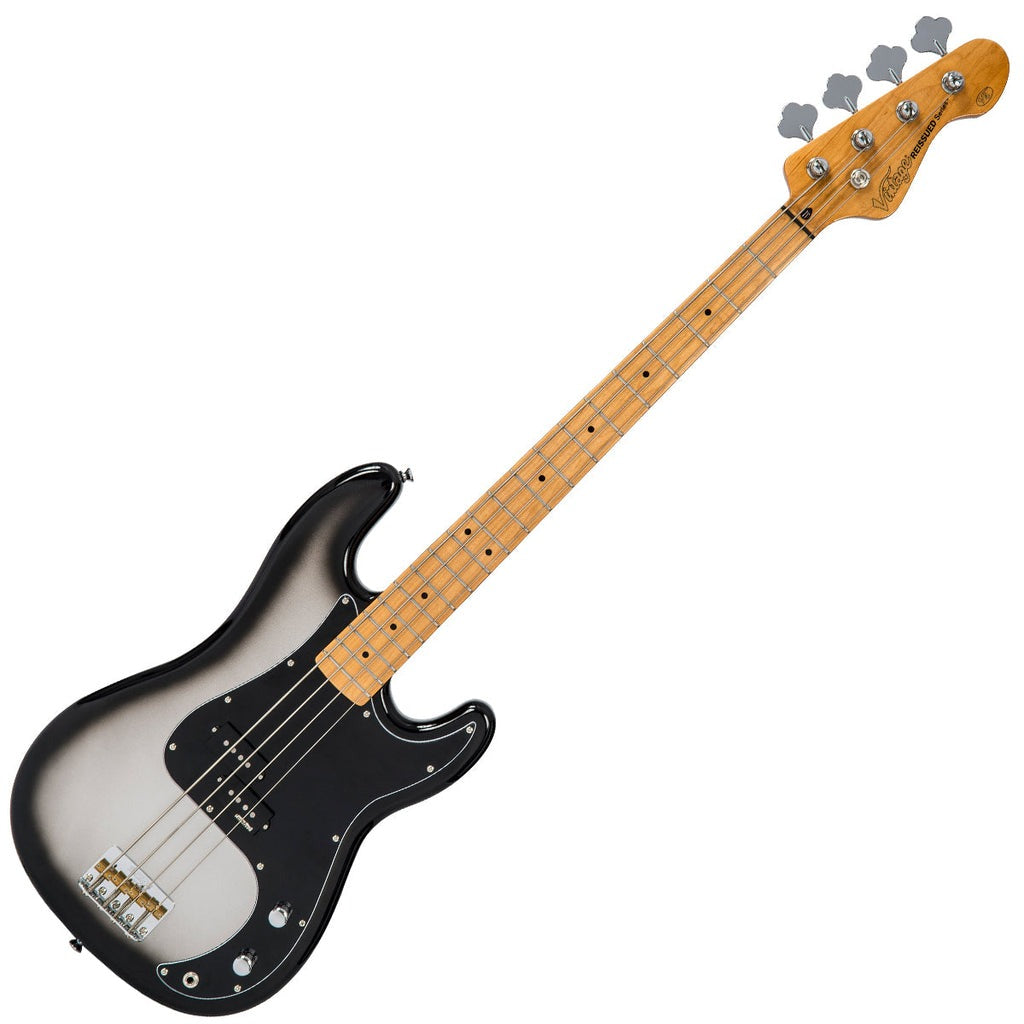 Đàn Guitar Bass Vintage V4 Reissued, Silverburst