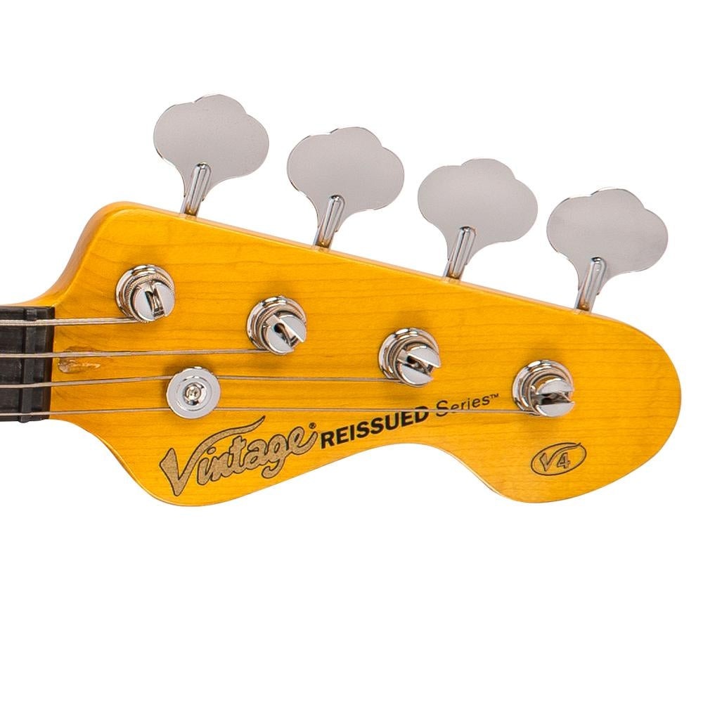 Đàn Guitar Bass Vintage V4 Reissued, Sunset Sunburst