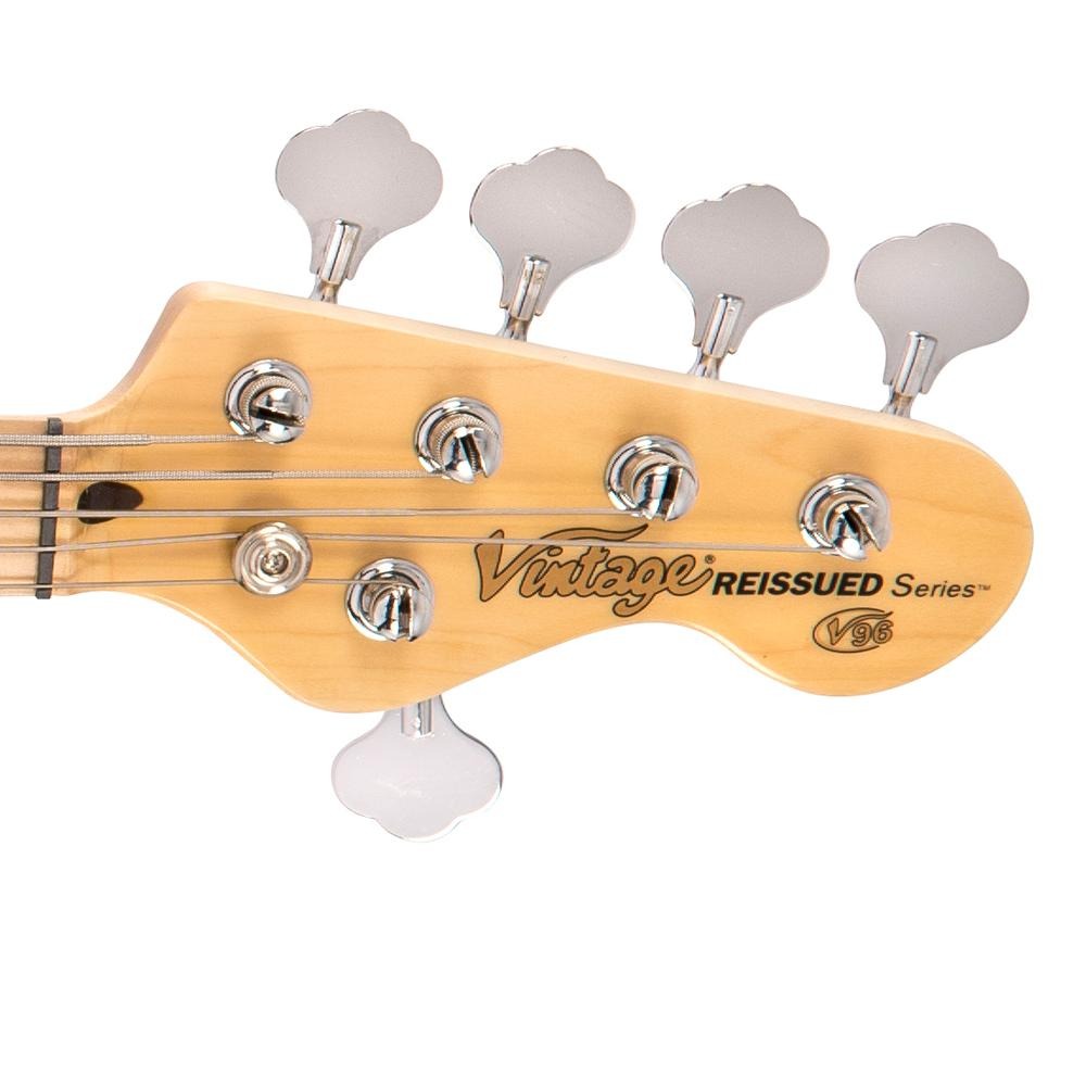 Đàn Guitar Bass Vintage V96 Reissued Active Bass, Flamed Tobacco Sunburst