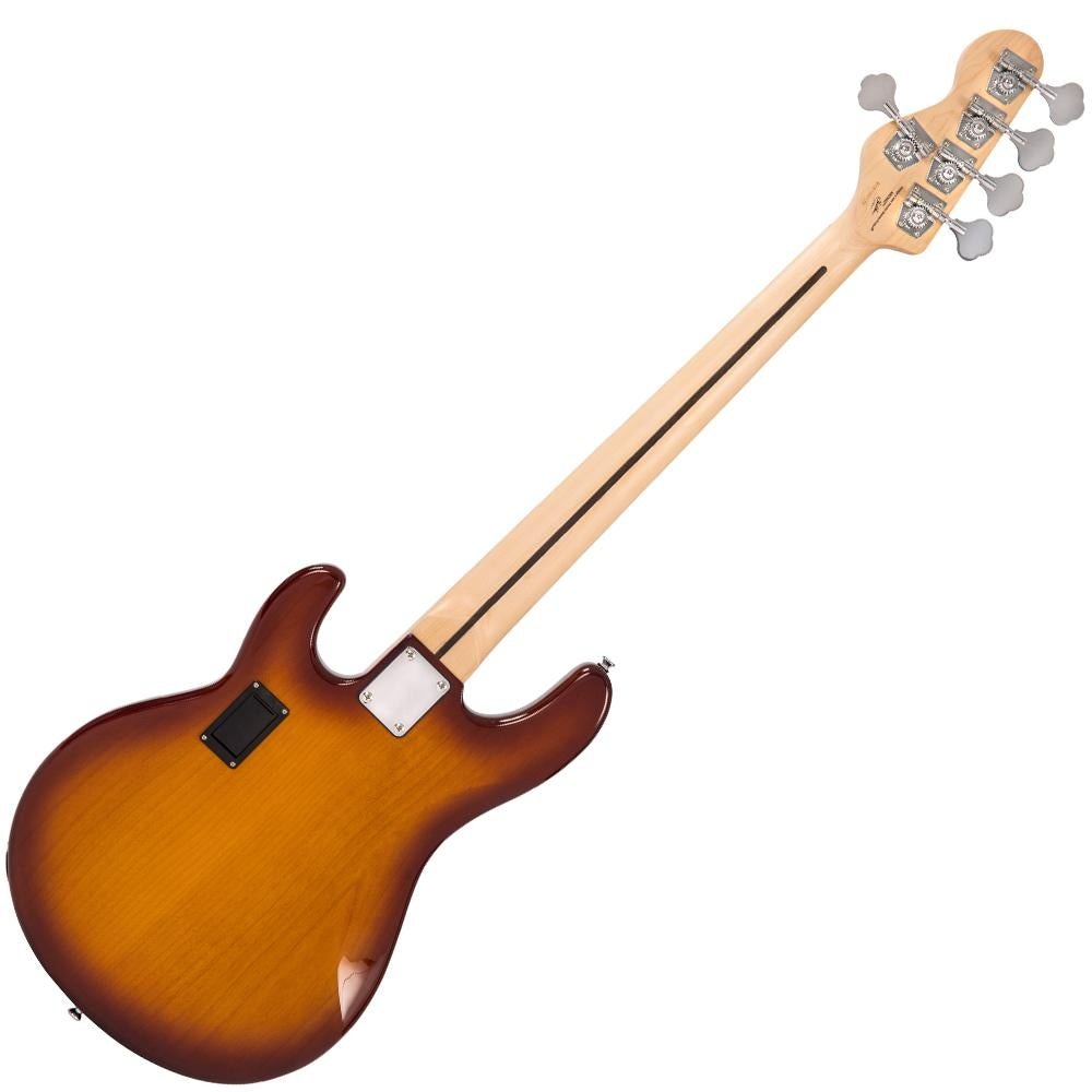 Đàn Guitar Bass Vintage V96 Reissued Active Bass, Flamed Tobacco Sunburst