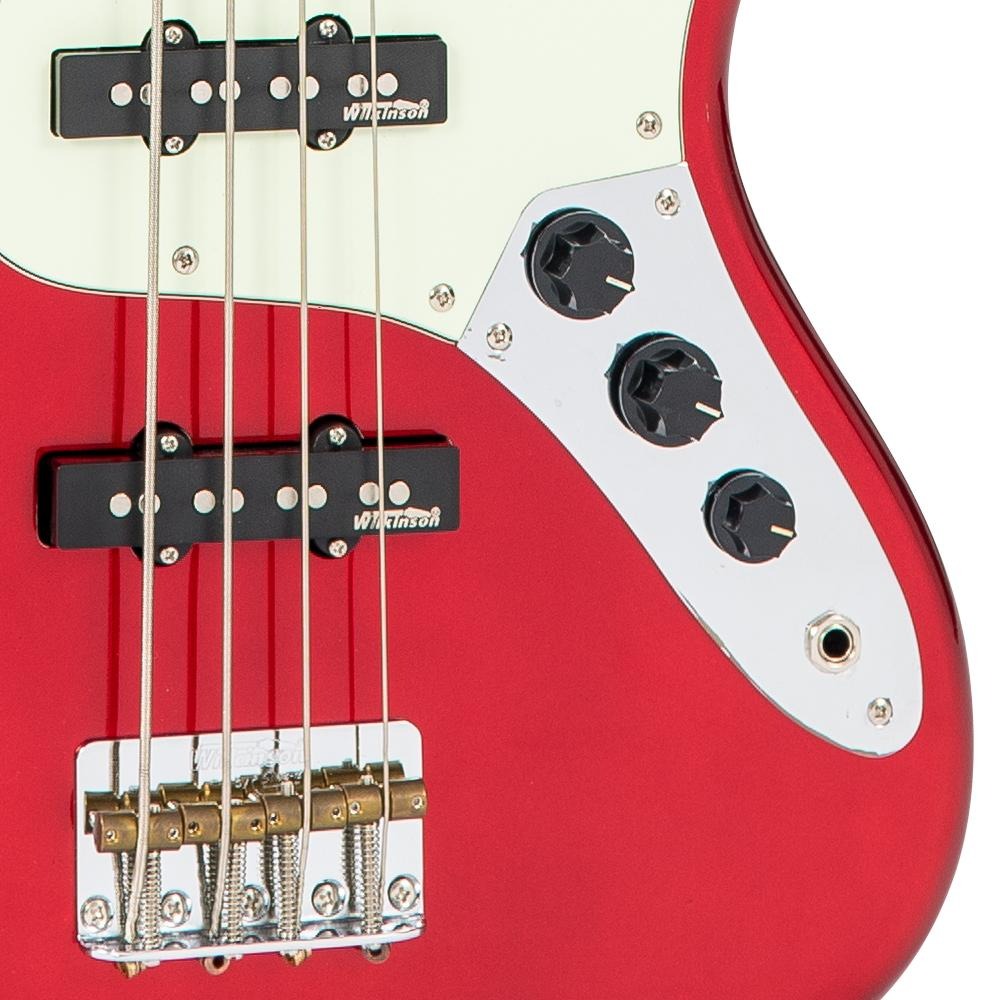 Đàn Guitar Bass Vintage VJ74 ReIssued Bass, Candy Apple Red