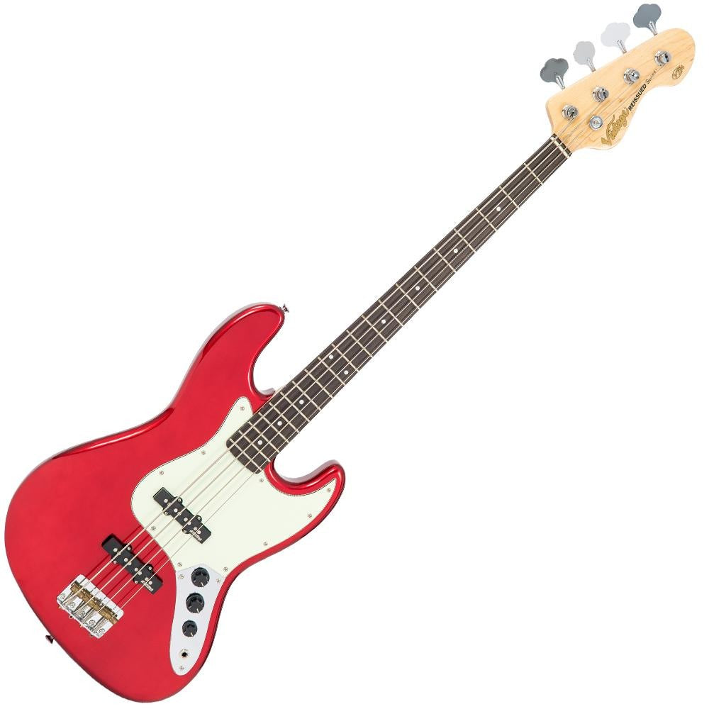 Đàn Guitar Bass Vintage VJ74 ReIssued Bass, Candy Apple Red
