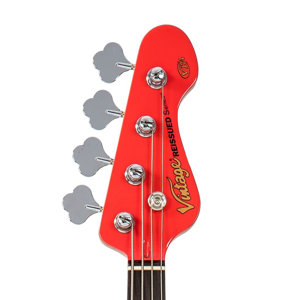Đàn Guitar Bass Vintage VJ74 ReIssued Bass, Firenza Red