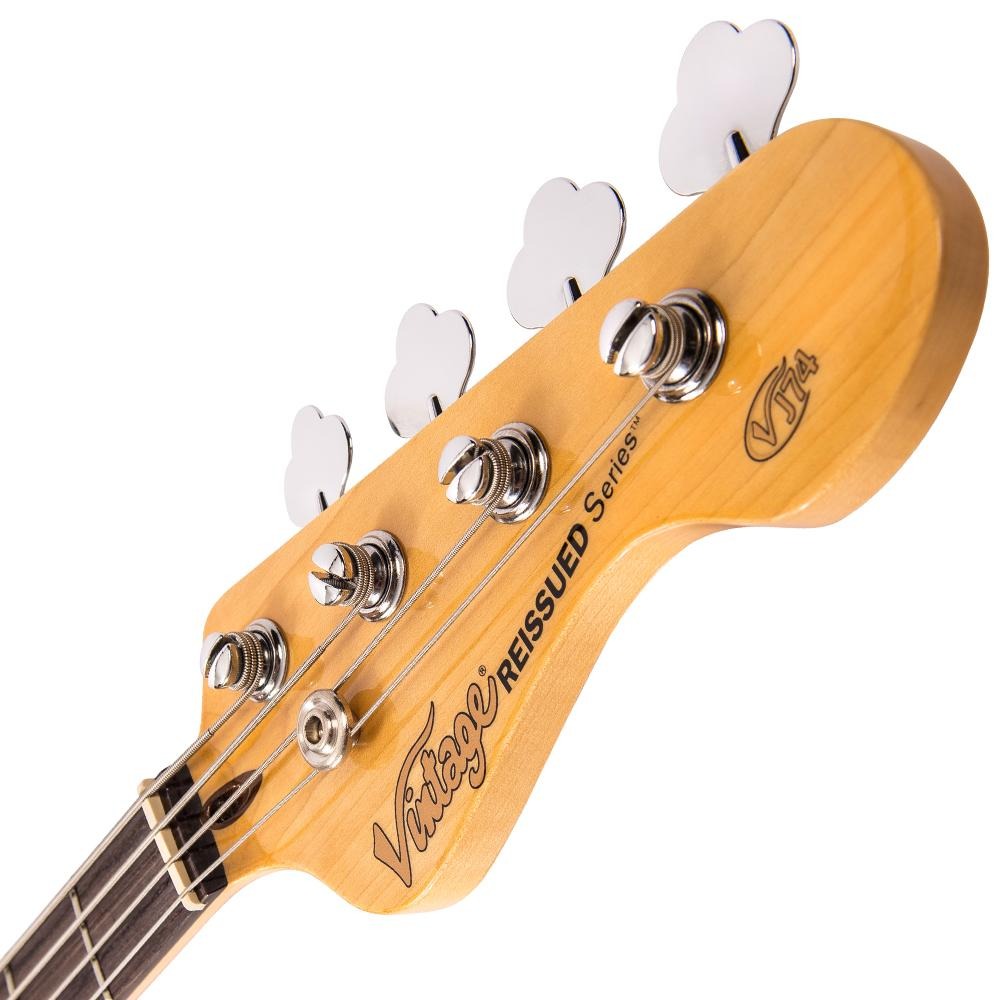 Đàn Guitar Bass Vintage VJ74 ReIssued Bass, Sunset Sunburst