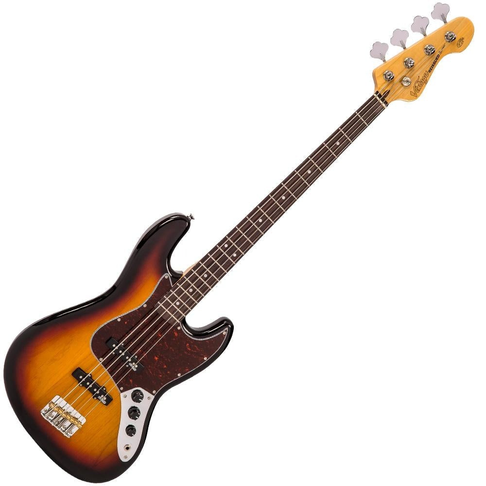 Đàn Guitar Bass Vintage VJ74 ReIssued Bass, Sunset Sunburst
