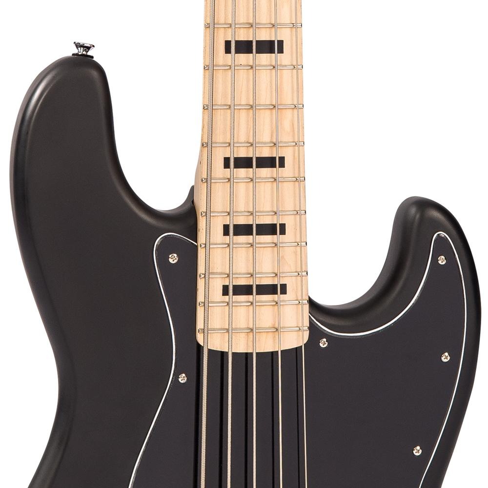 Đàn Guitar Bass Vintage VJ75 ReIssued Maple Fingerboard, Black