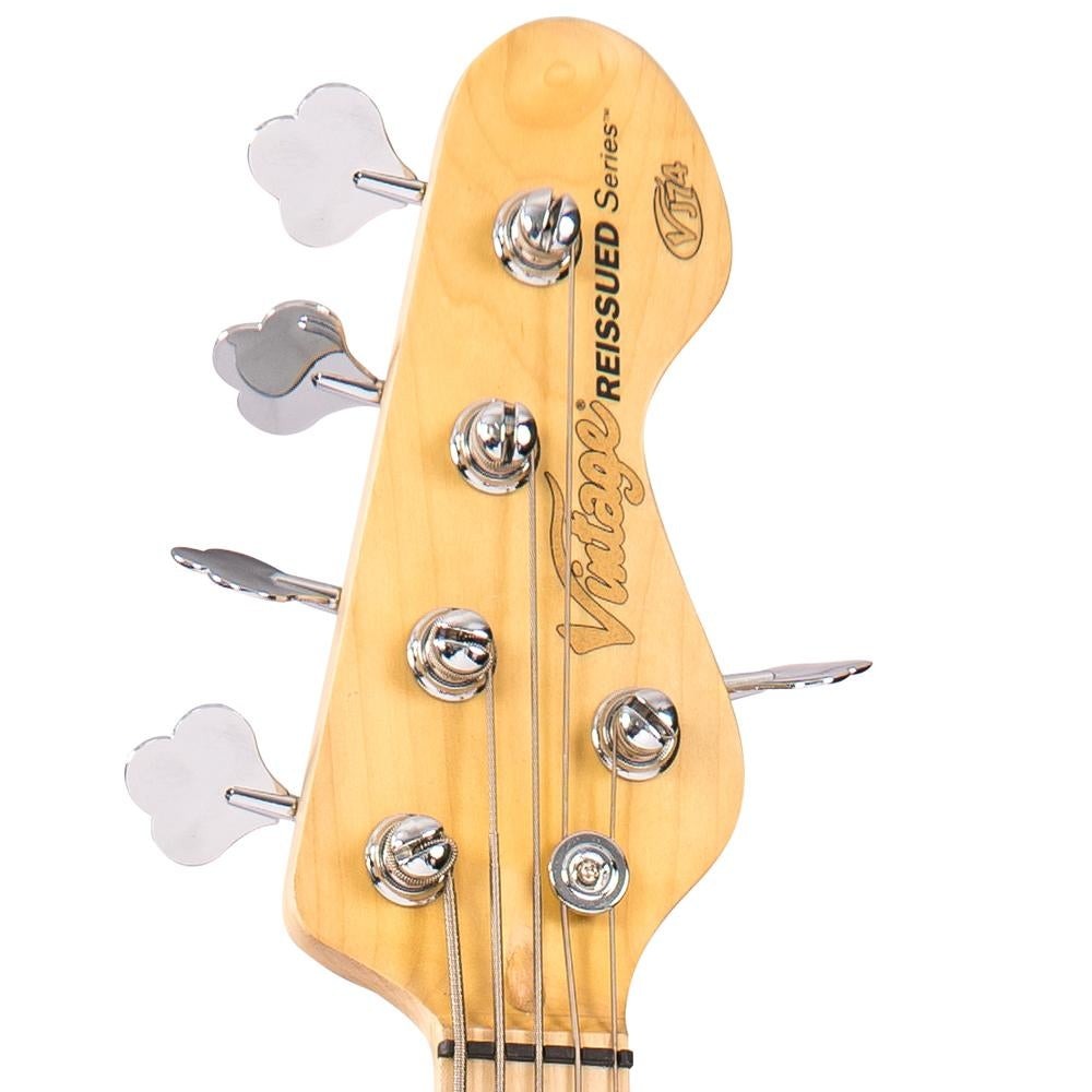 Đàn Guitar Bass Vintage VJ75 ReIssued Maple Fingerboard, Black